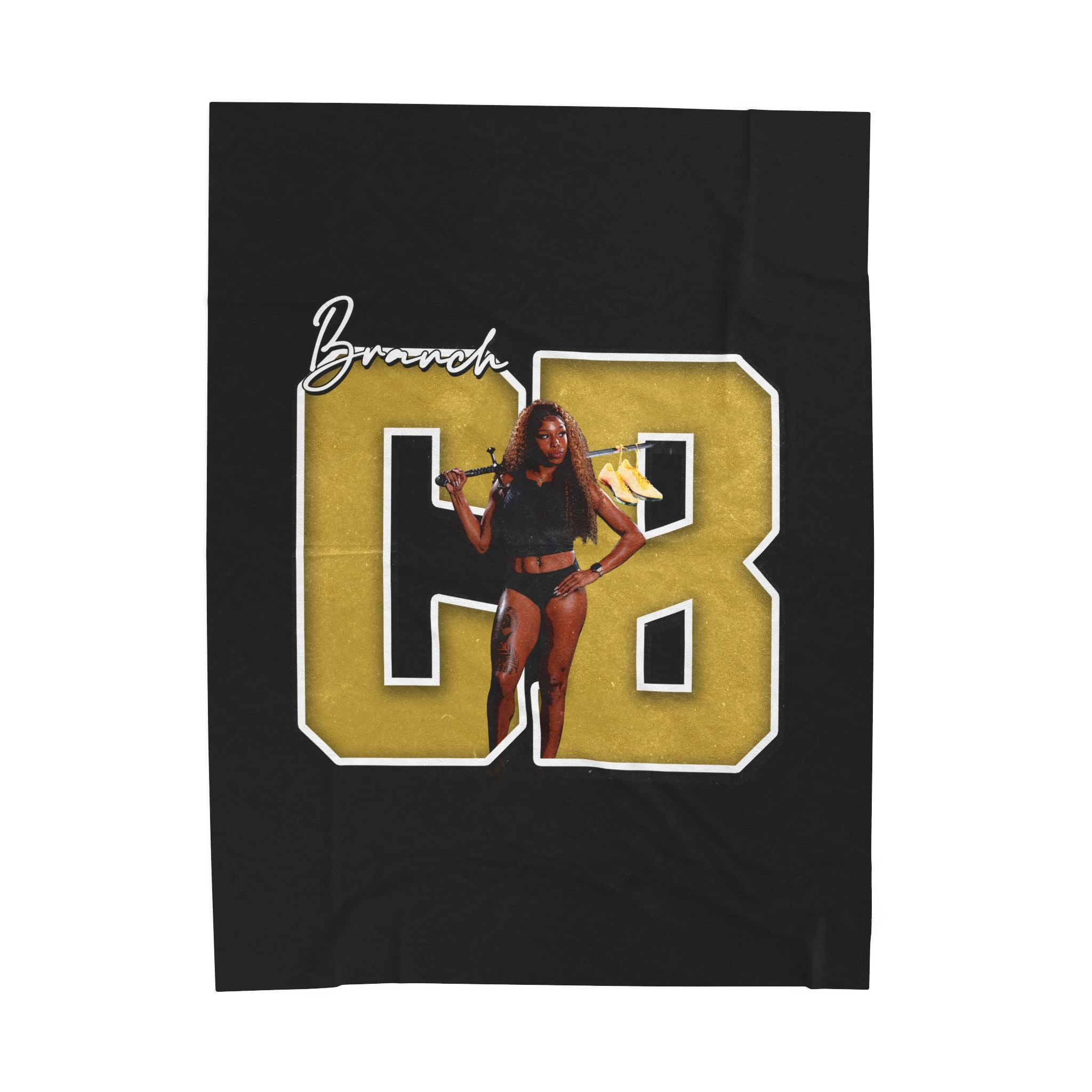Colleen "Co Co" Branch Velveteen Plush Blanket