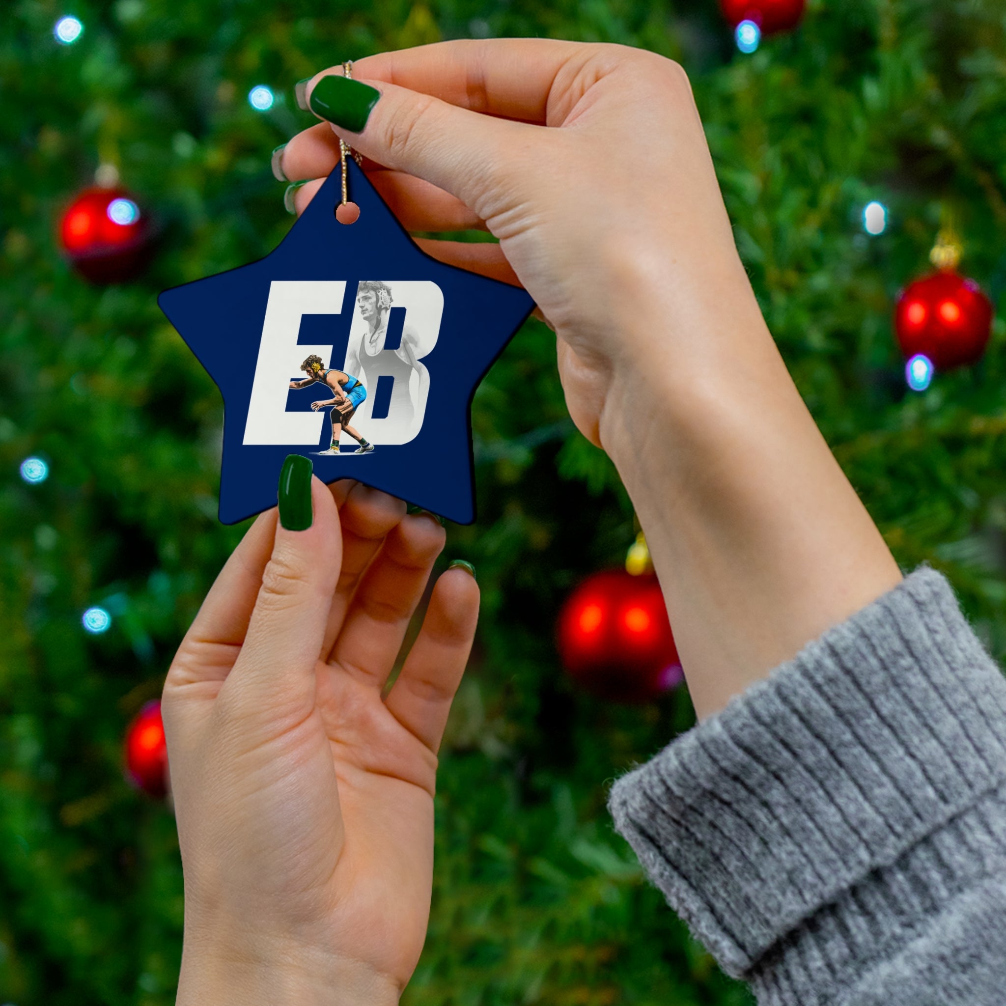 Ethan Barr Ceramic Ornament