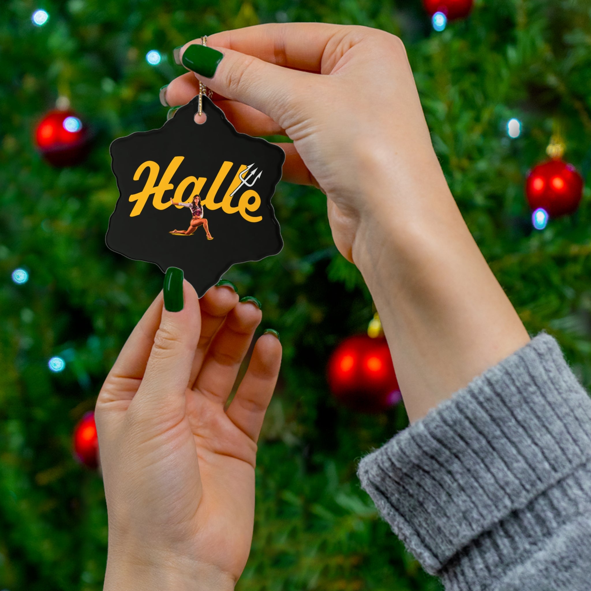 Halle Gregoire Ceramic Ornament