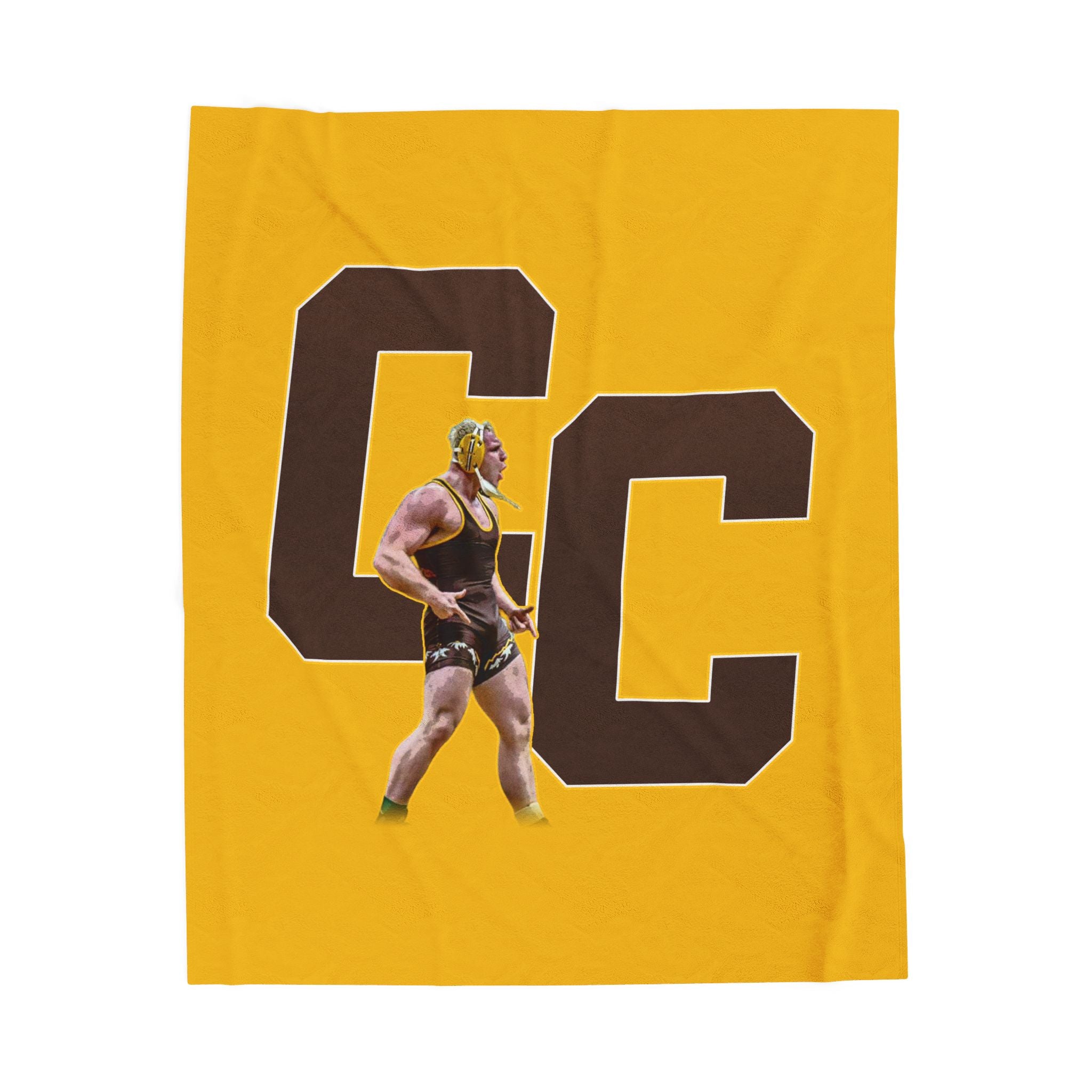 Christian Carroll Velveteen Plush Blanket