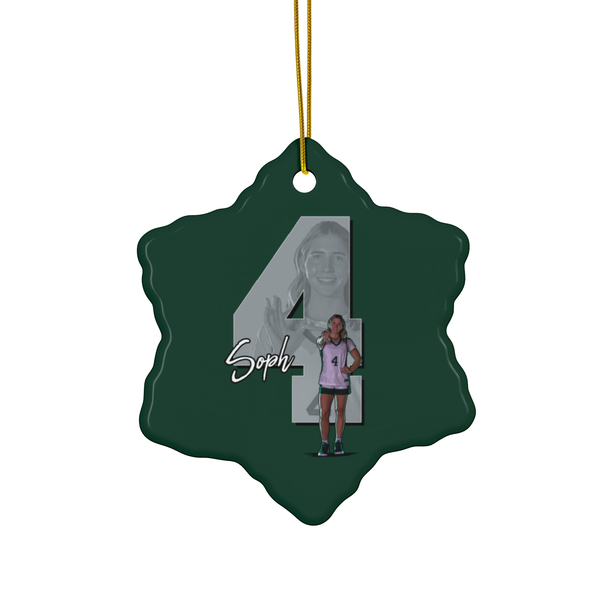 Sophie Buzzard Ceramic Ornament