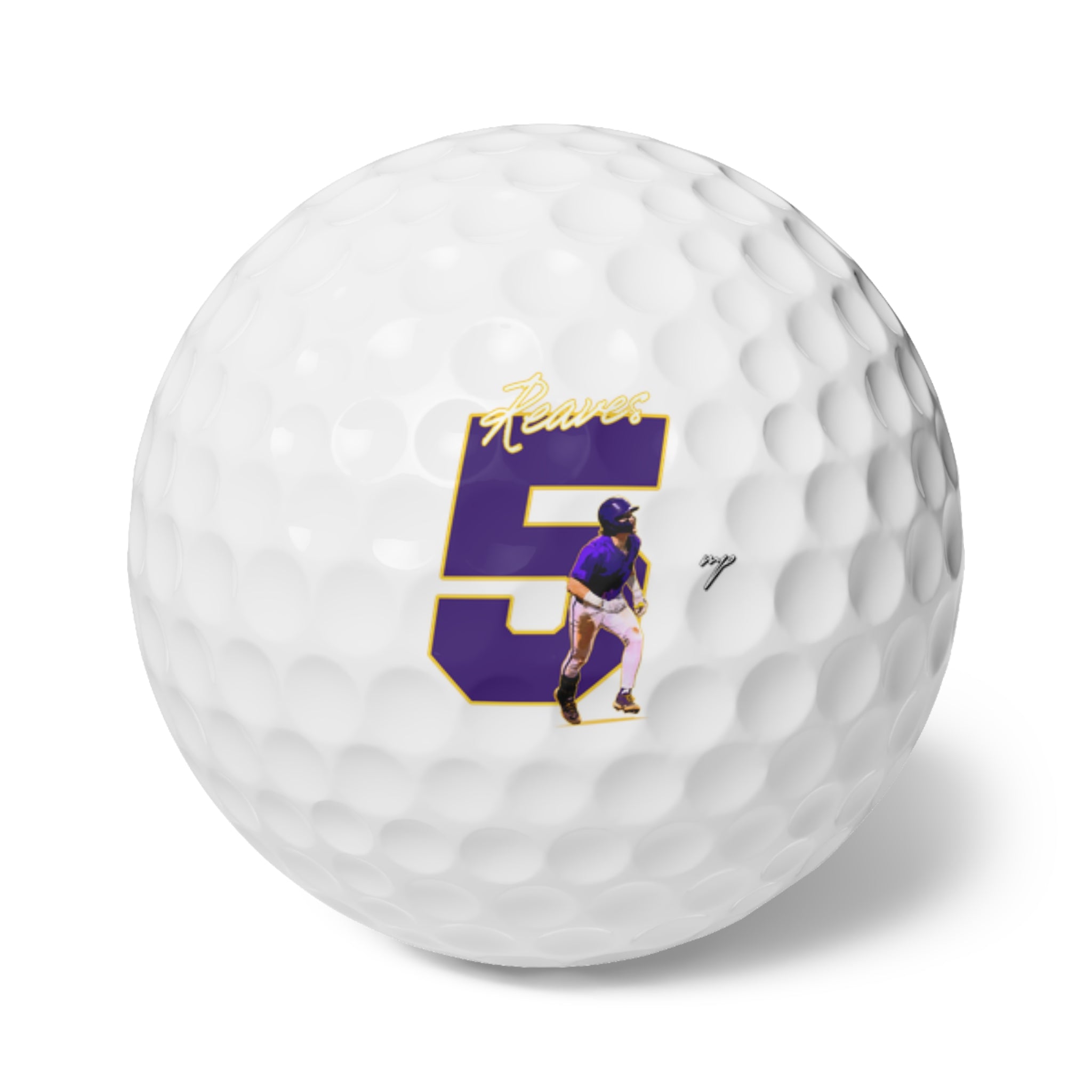 Tanner Reaves Golf Balls, 6pc