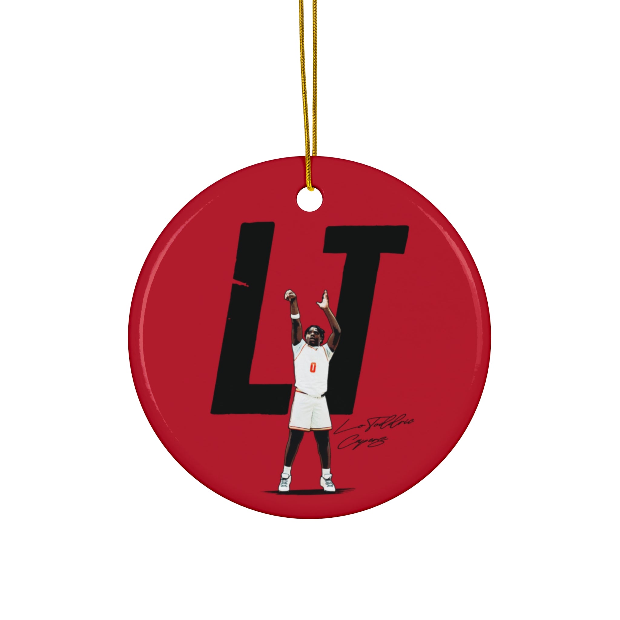 LoToddric Capers Ceramic Ornament