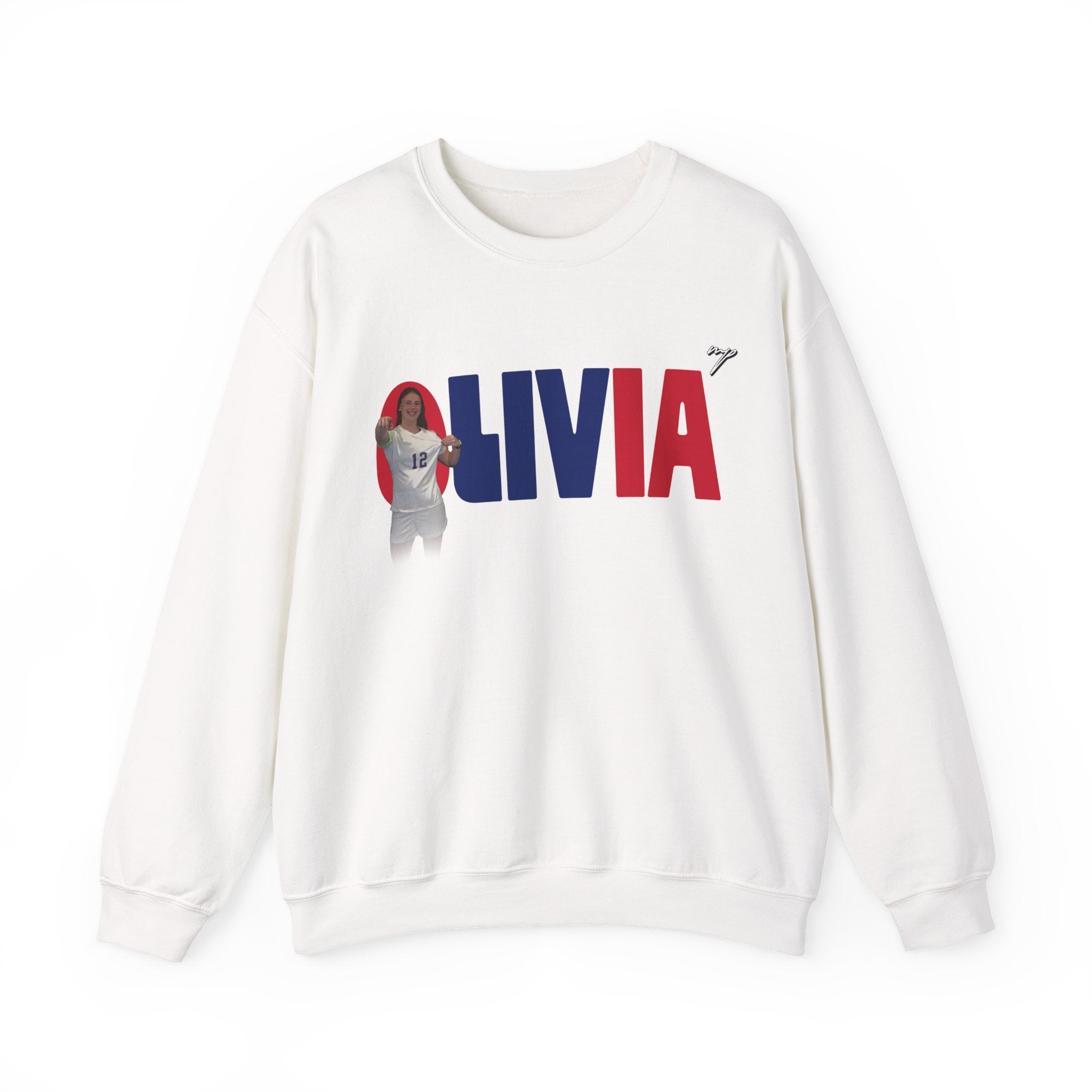 Olivia Cross Crewneck