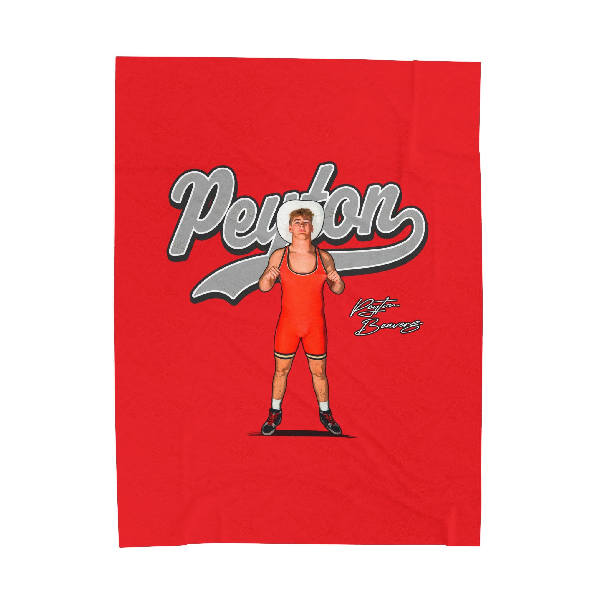 Peyton Beavers Velveteen Plush Blanket