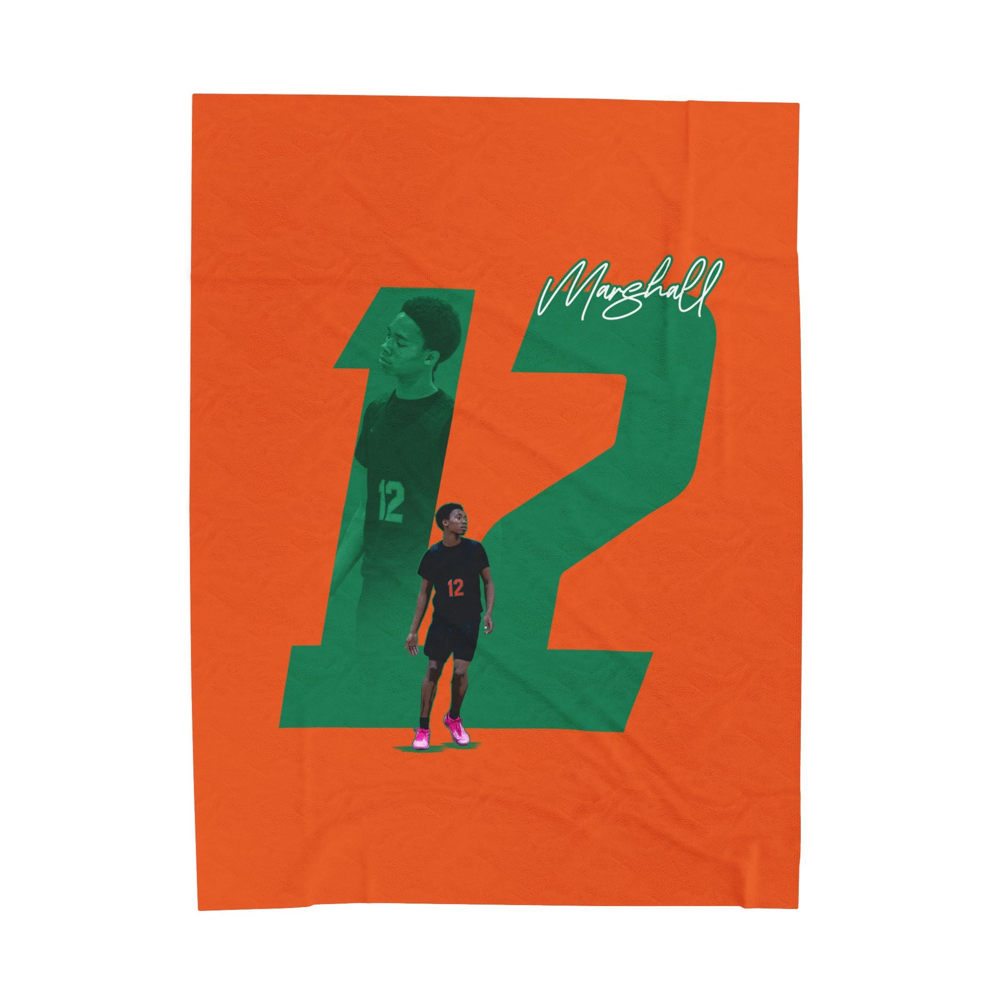 Marcus Marshall Velveteen Plush Blanket
