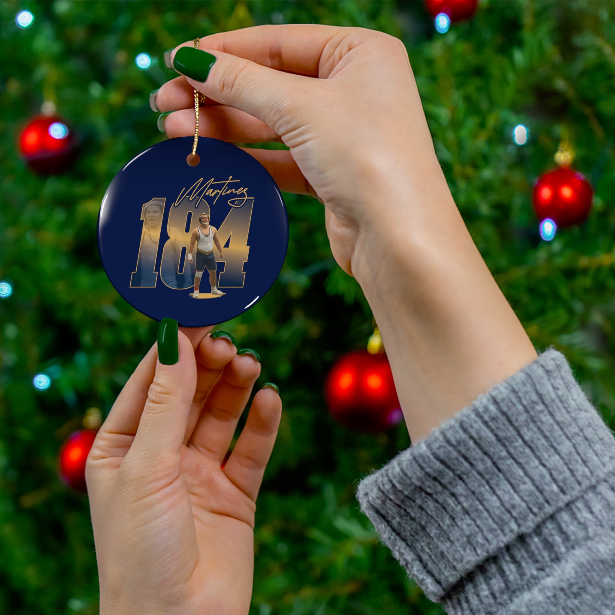 Juan Pablo Martinez Ceramic Ornament
