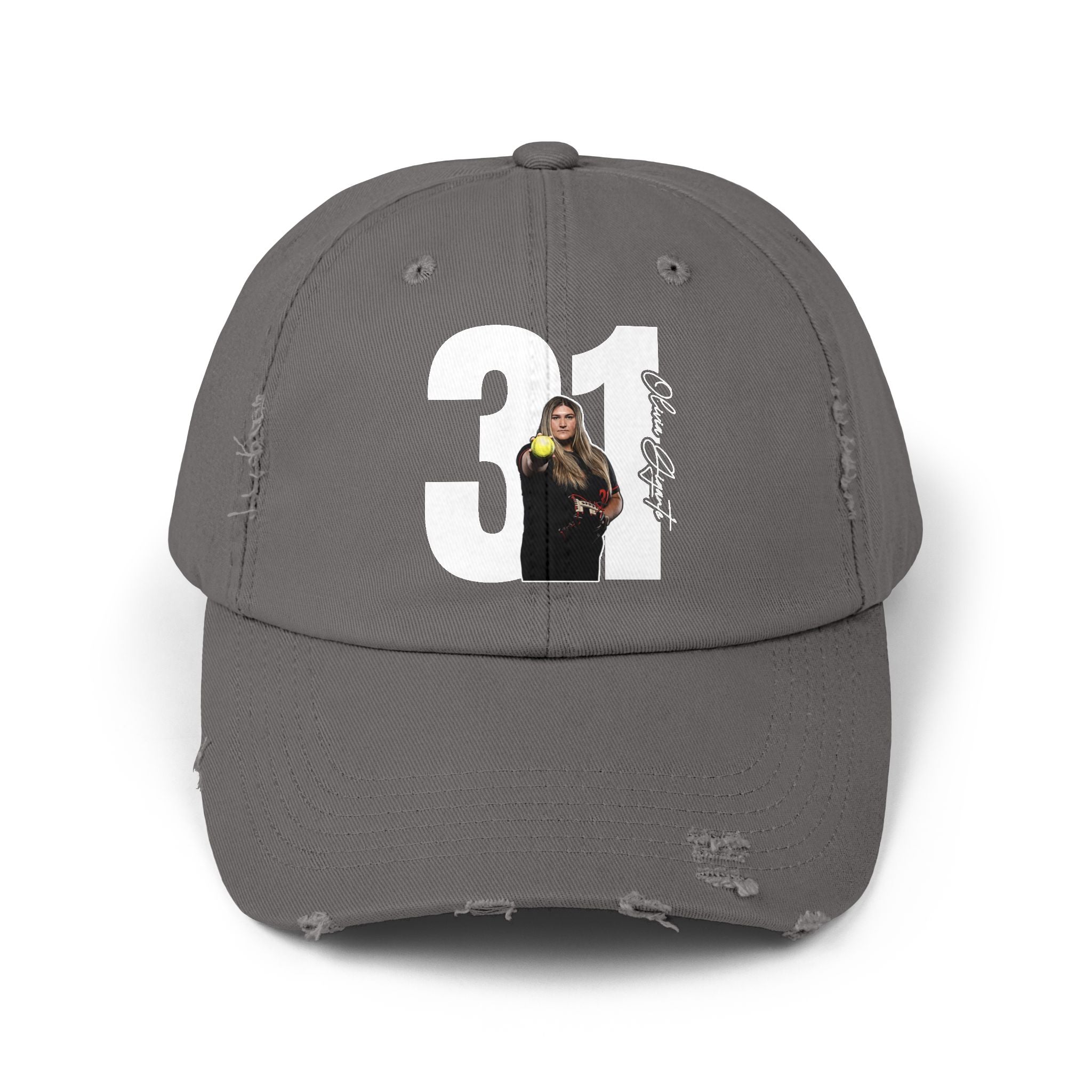 Olivia Gigante Distressed Dad Cap