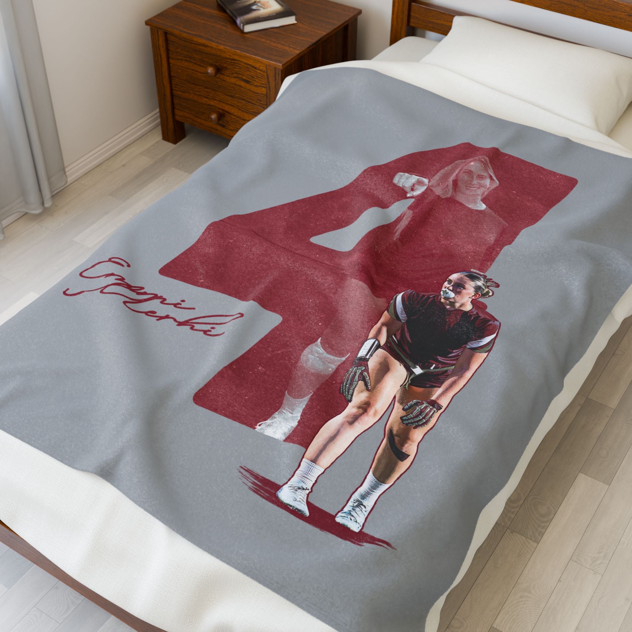 Emmi Merhi Velveteen Plush Blanket