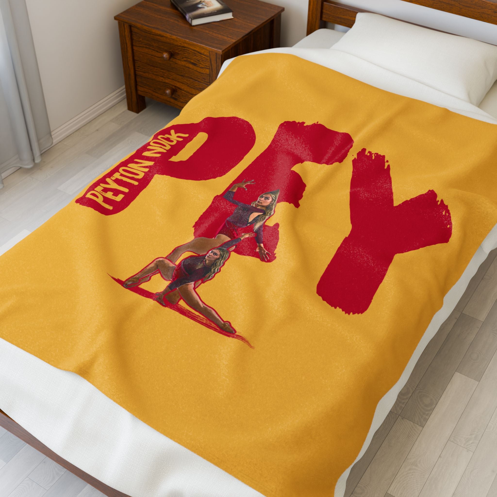Peyton Nock Velveteen Plush Blanket