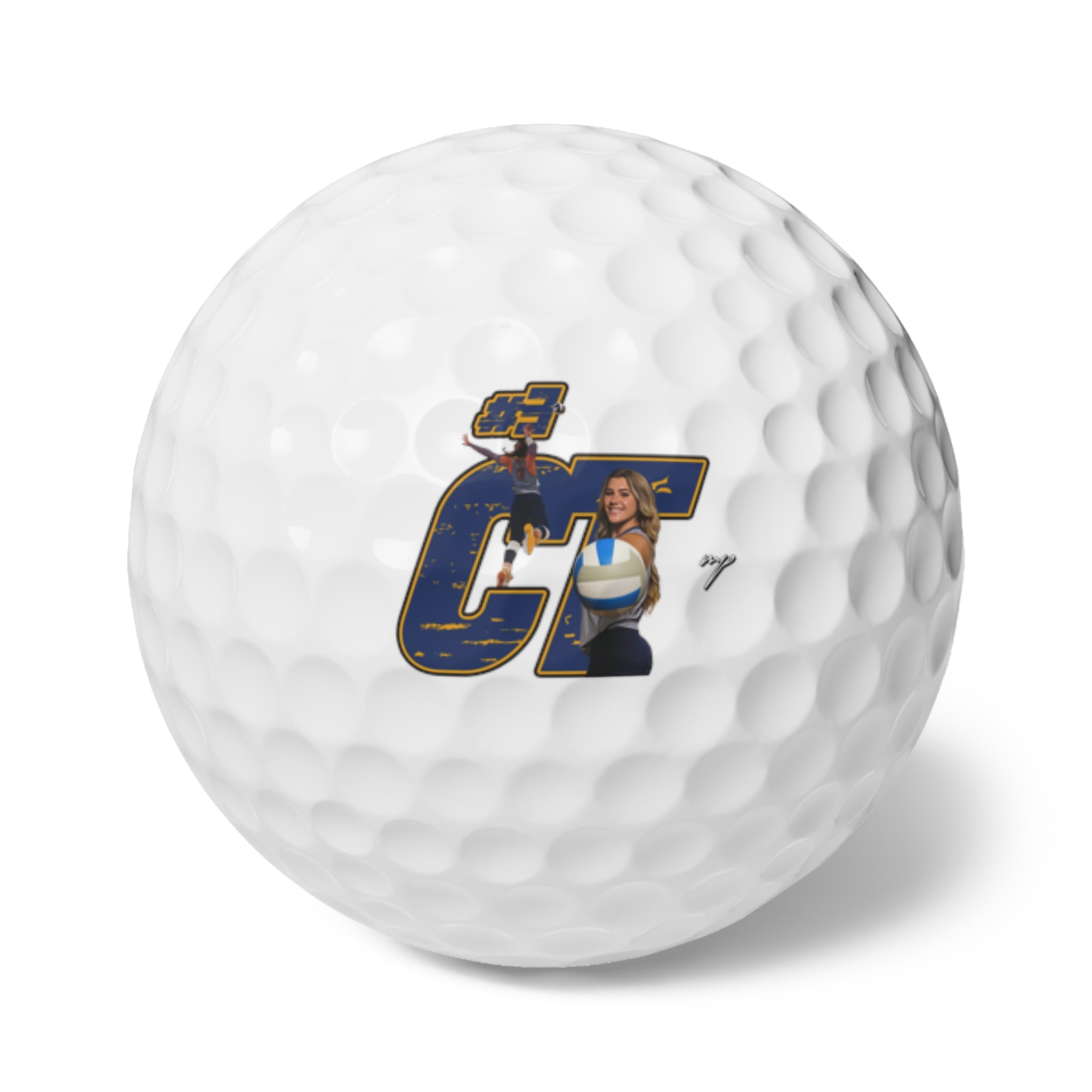 Cassidy Tanton Golf Balls, 6pc