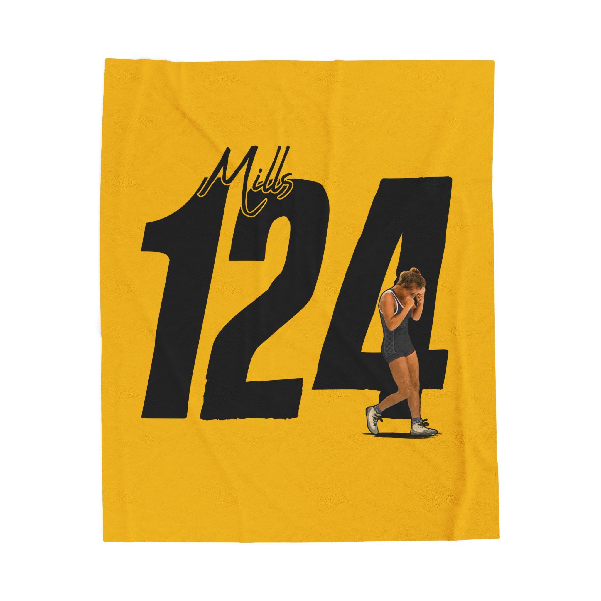 Mariah Mills Velveteen Plush Blanket