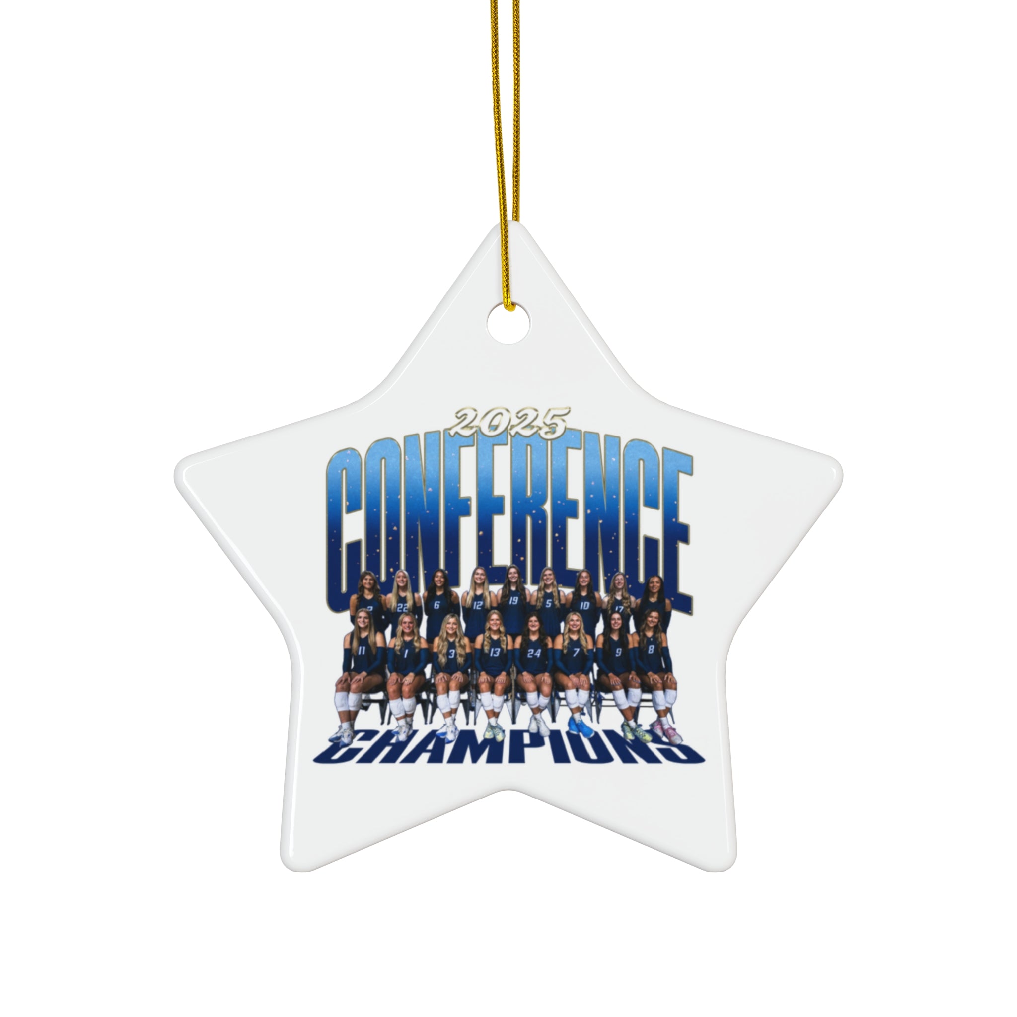 Conference Champs 2025 Ceramic Ornament