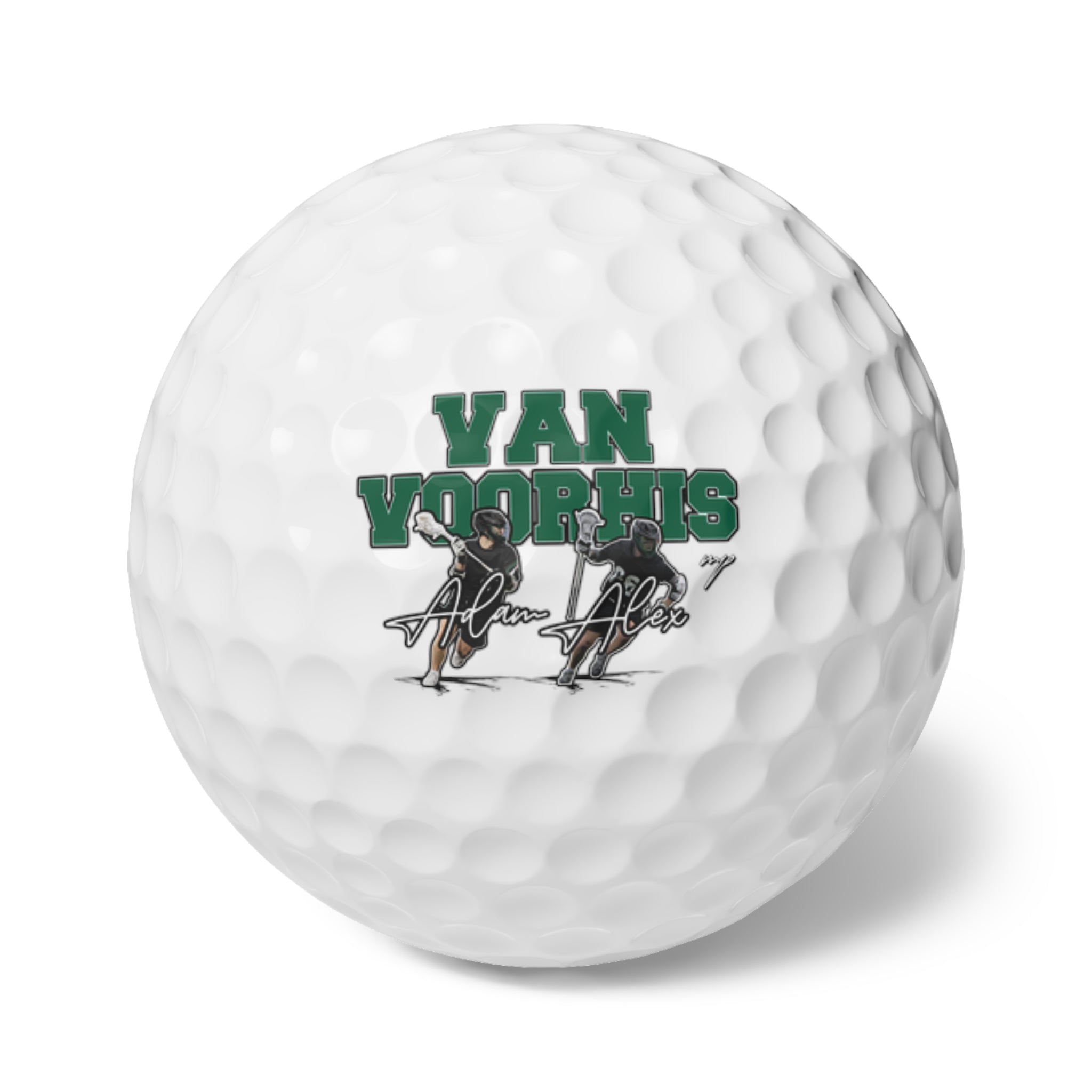 Van Voorhis Brothers Golf Balls, 6pc