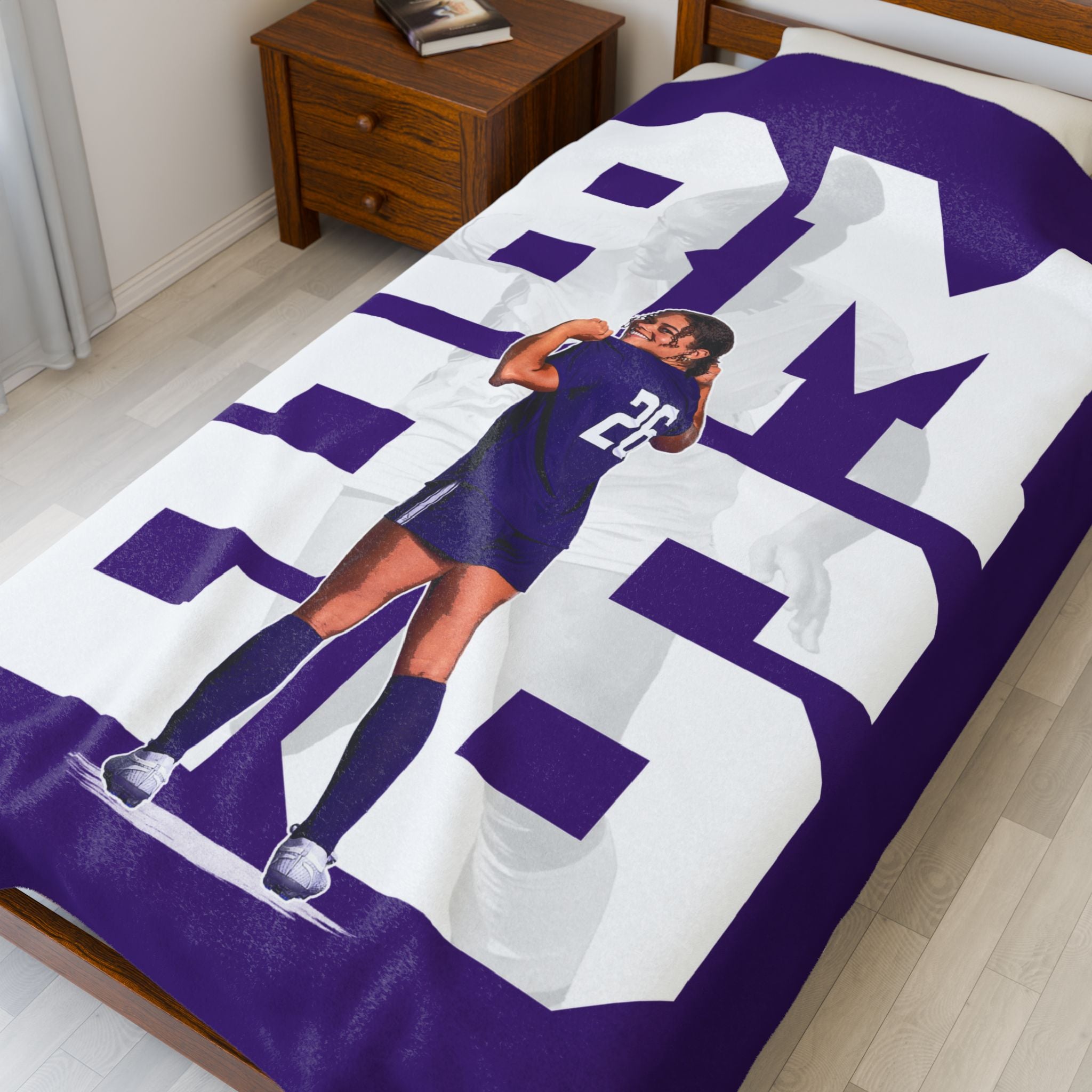 Brooke Miller Velveteen Plush Blanket
