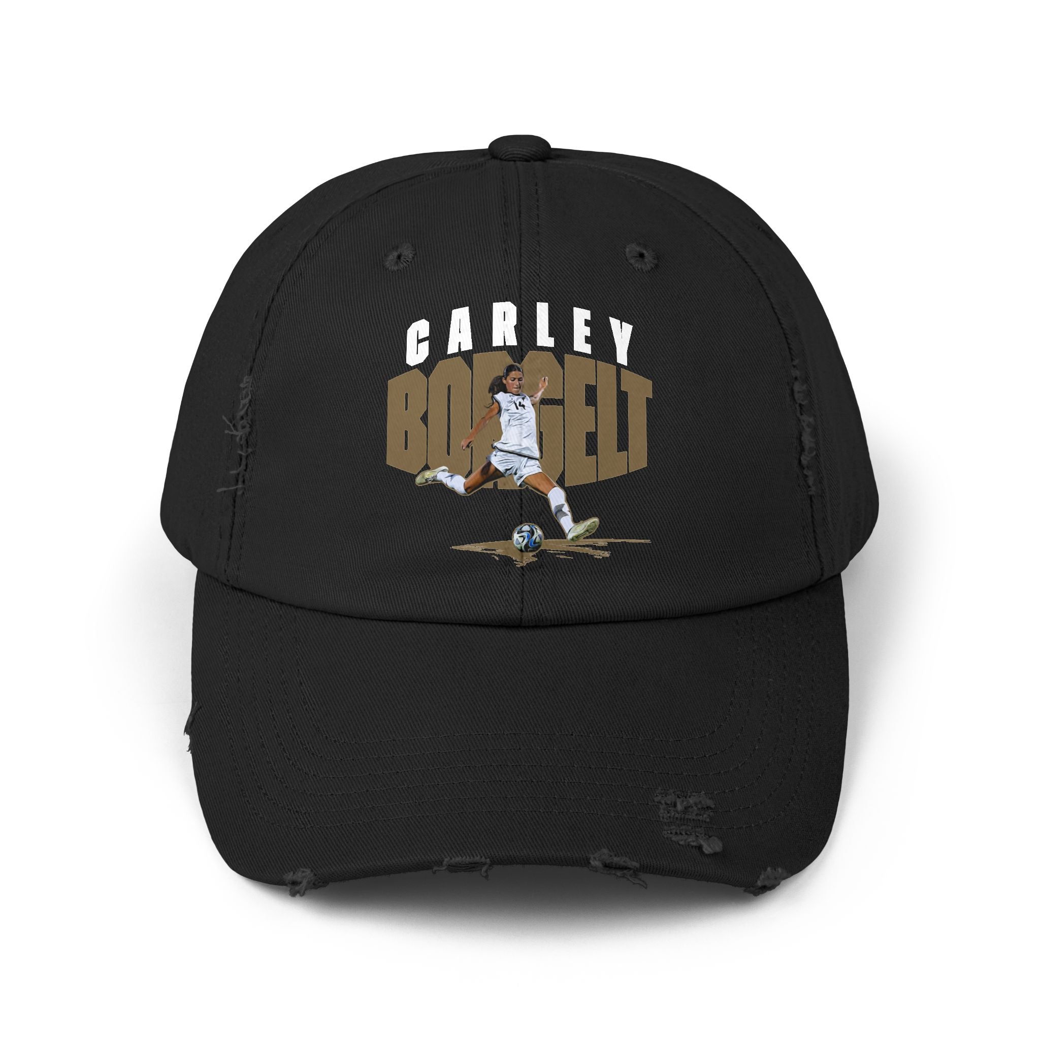 Carley Borgelt Distressed Dad Cap
