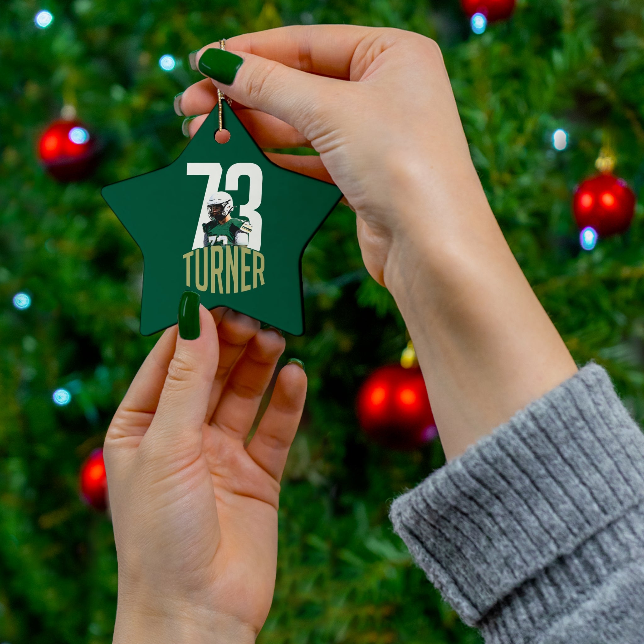 Hunter Turner Ceramic Ornament