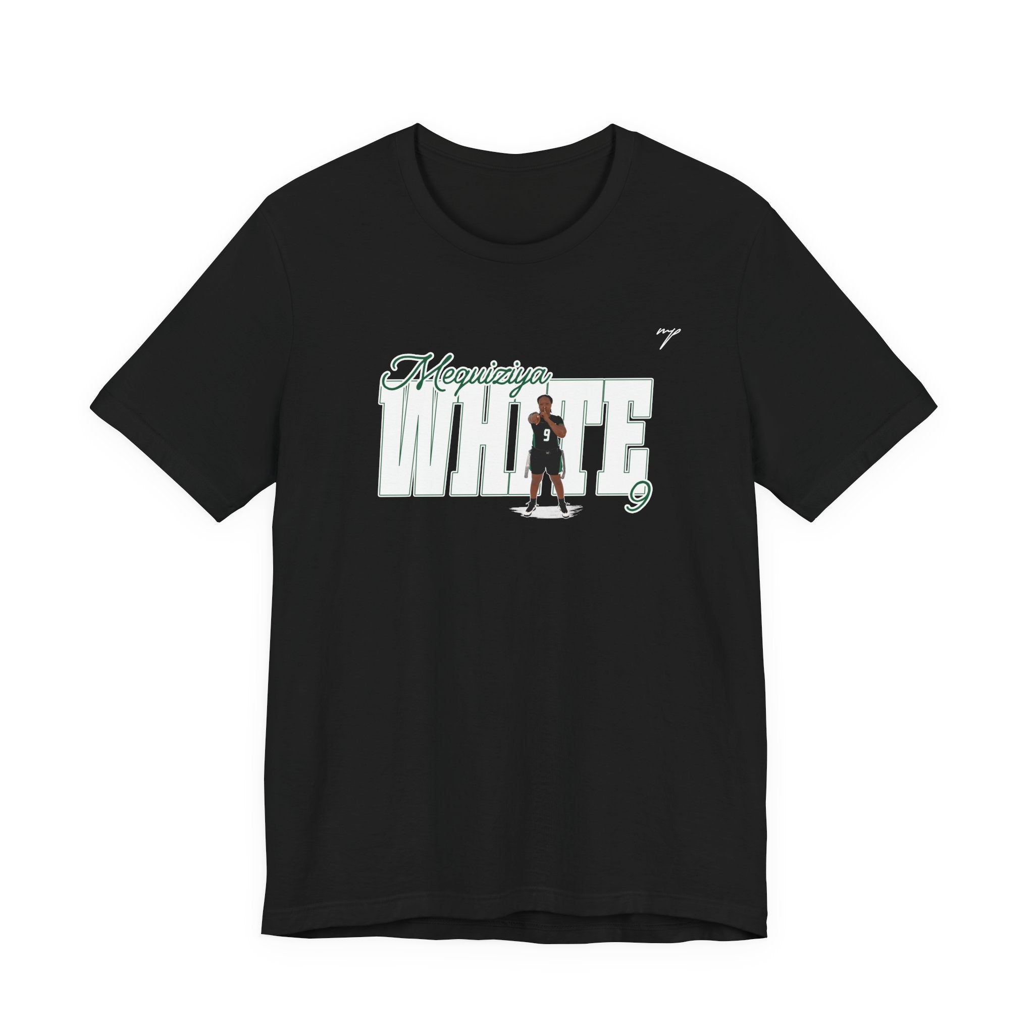 Mequiziya White Graphic Tee