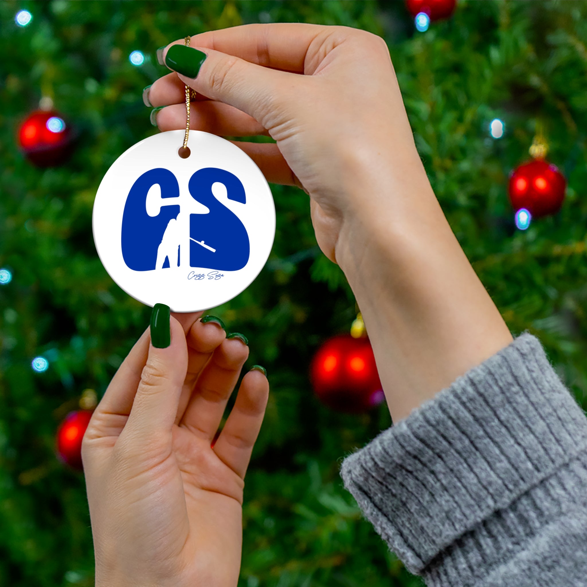 Criss Sosa Ceramic Ornament
