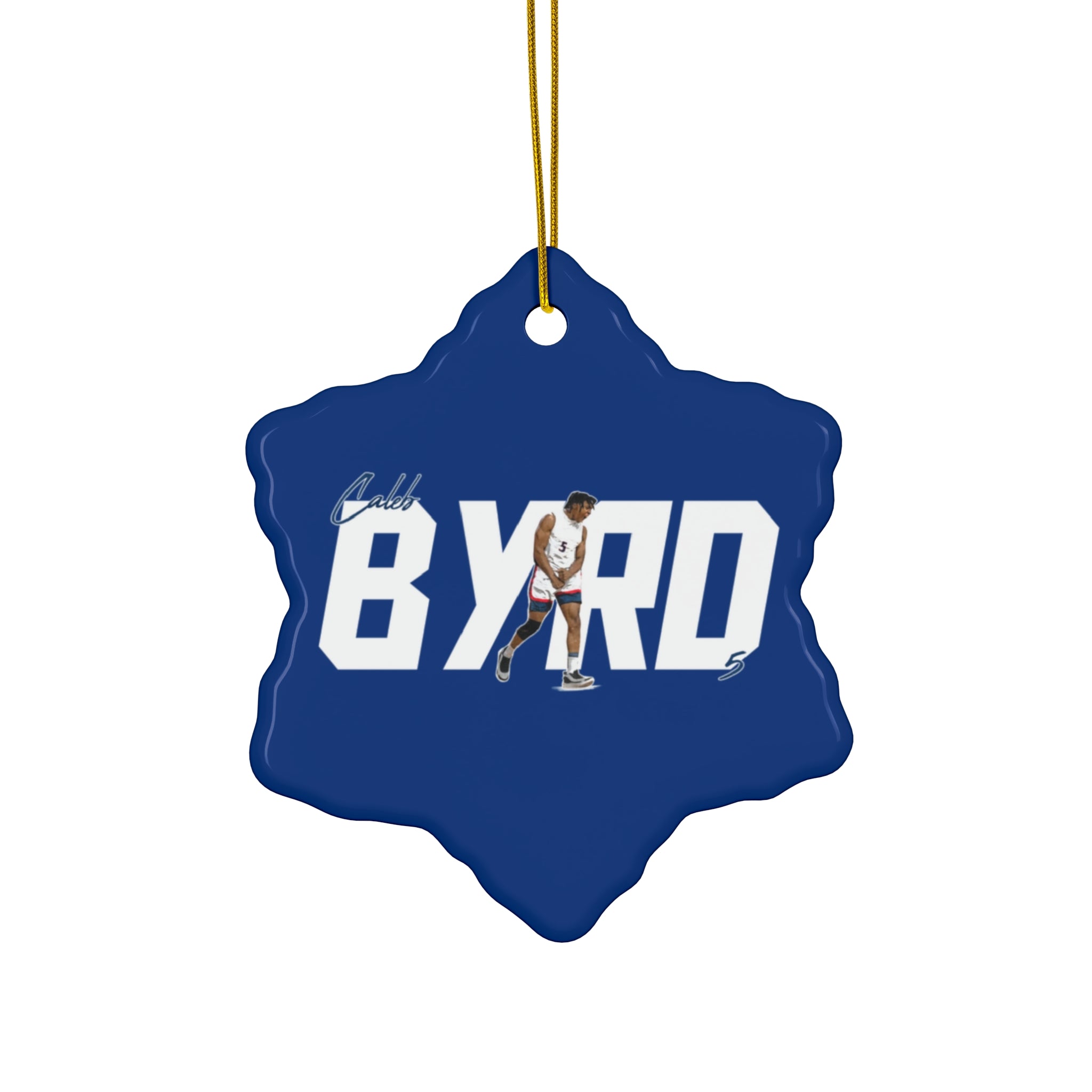 Caleb Byrd Ceramic Ornament