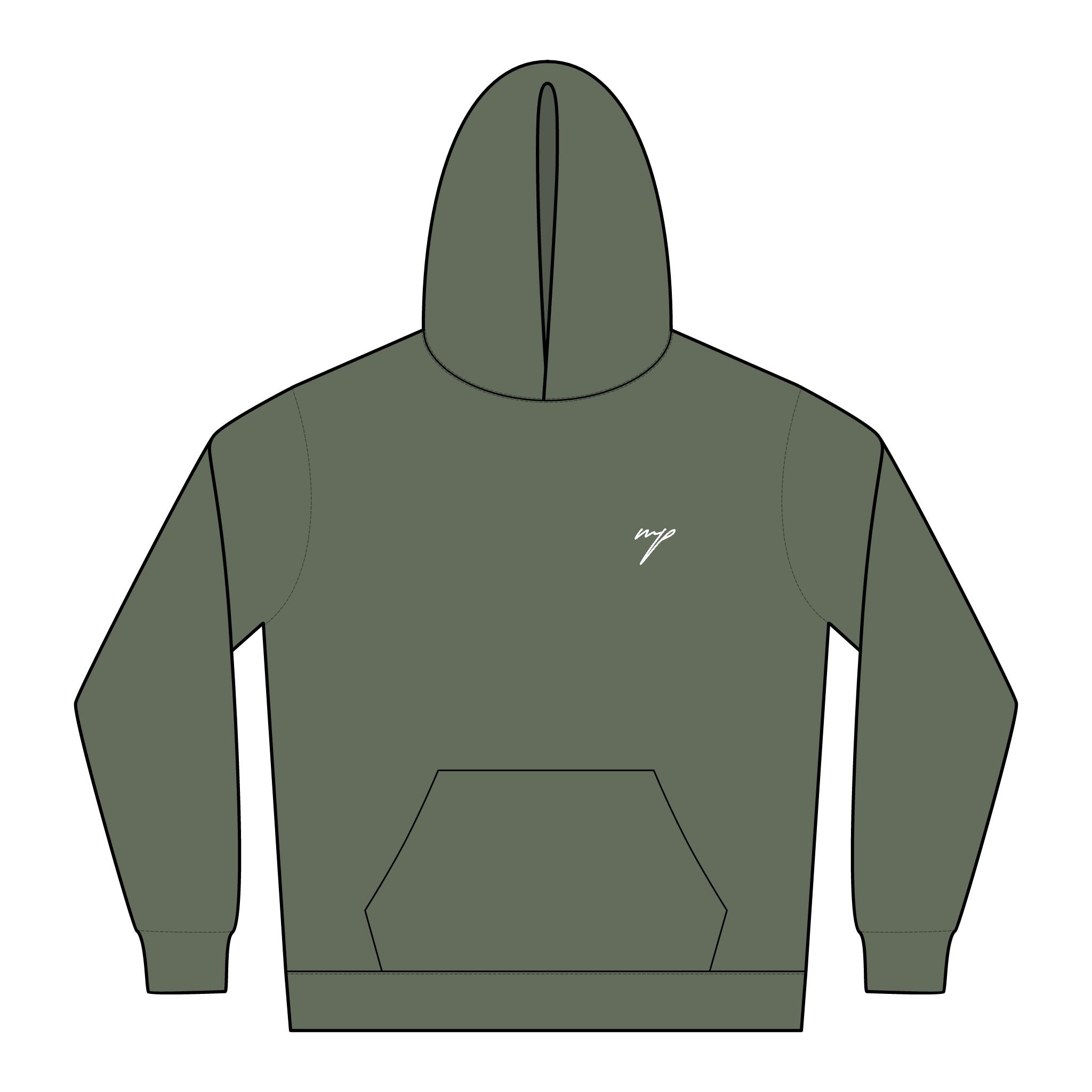 MyPlayer Base Hoodie WHITE LOGO