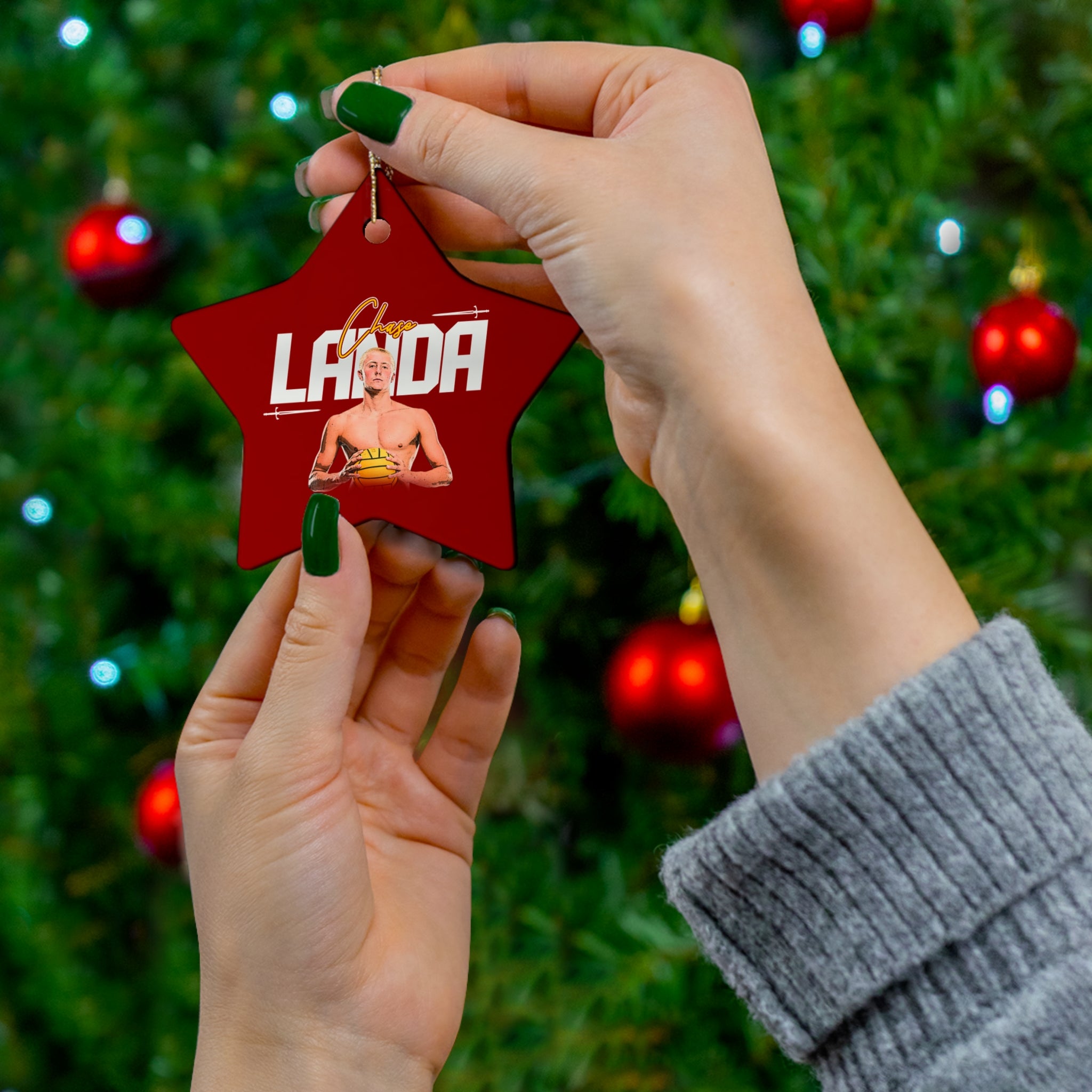 Chase Landa Ceramic Ornament