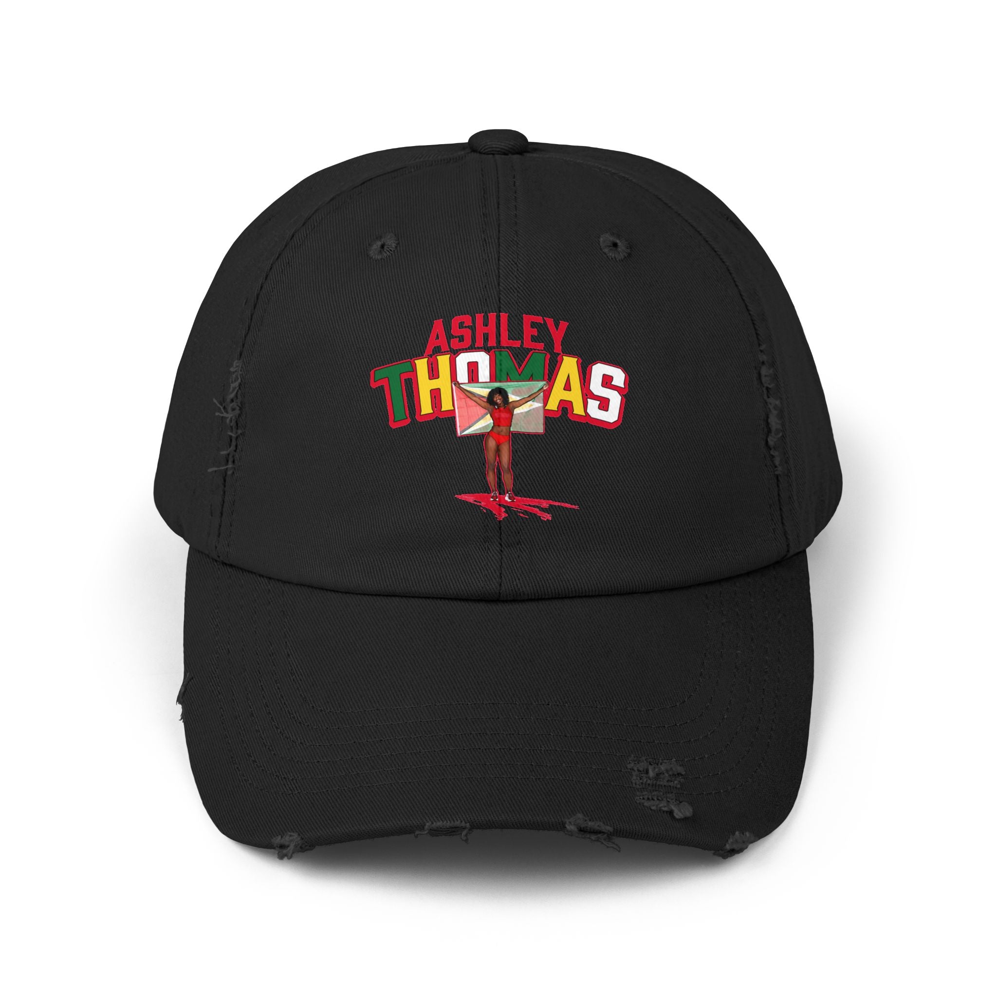 Ashley Thomas Distressed Dad Cap