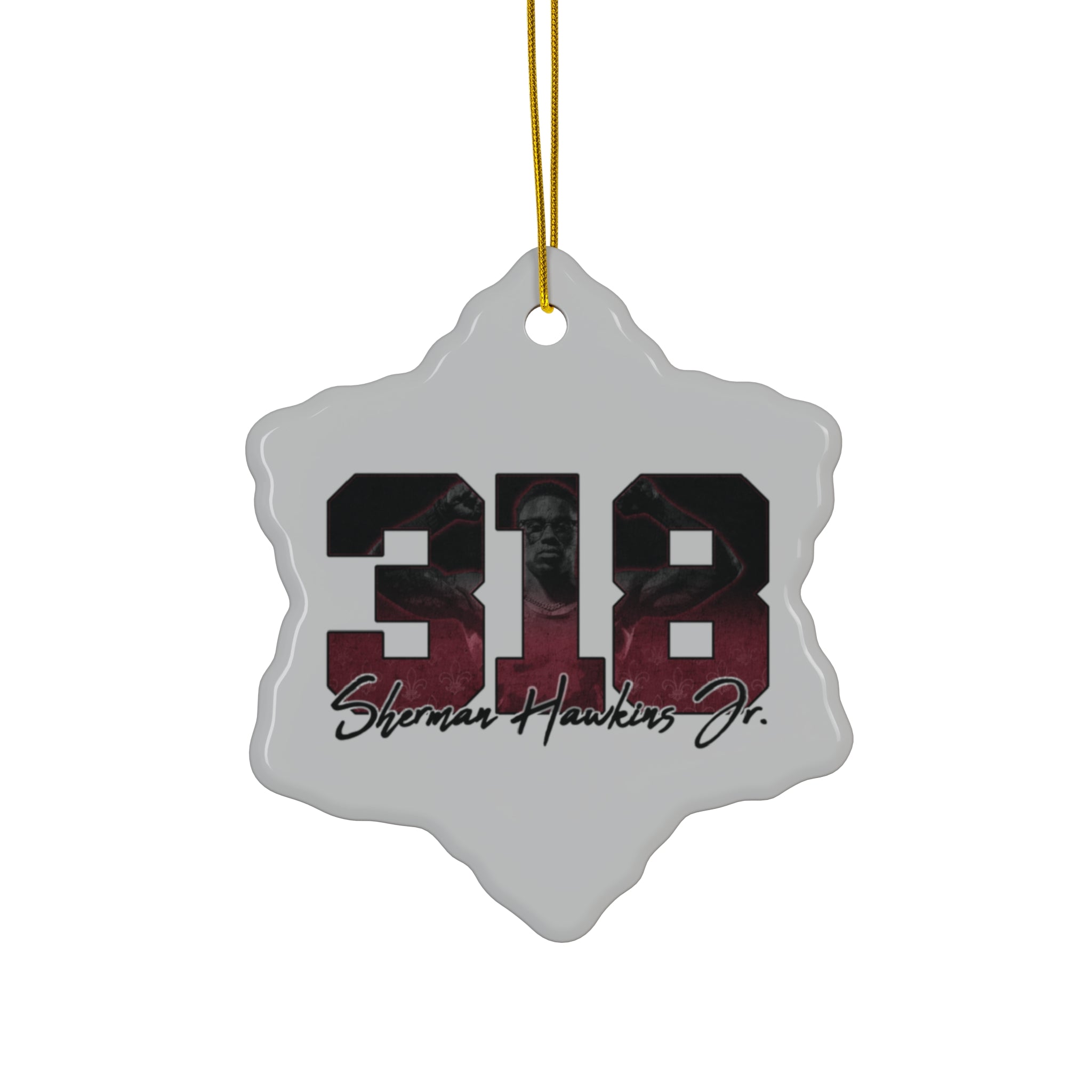 Sherman Hawkins Jr. Ceramic Ornament
