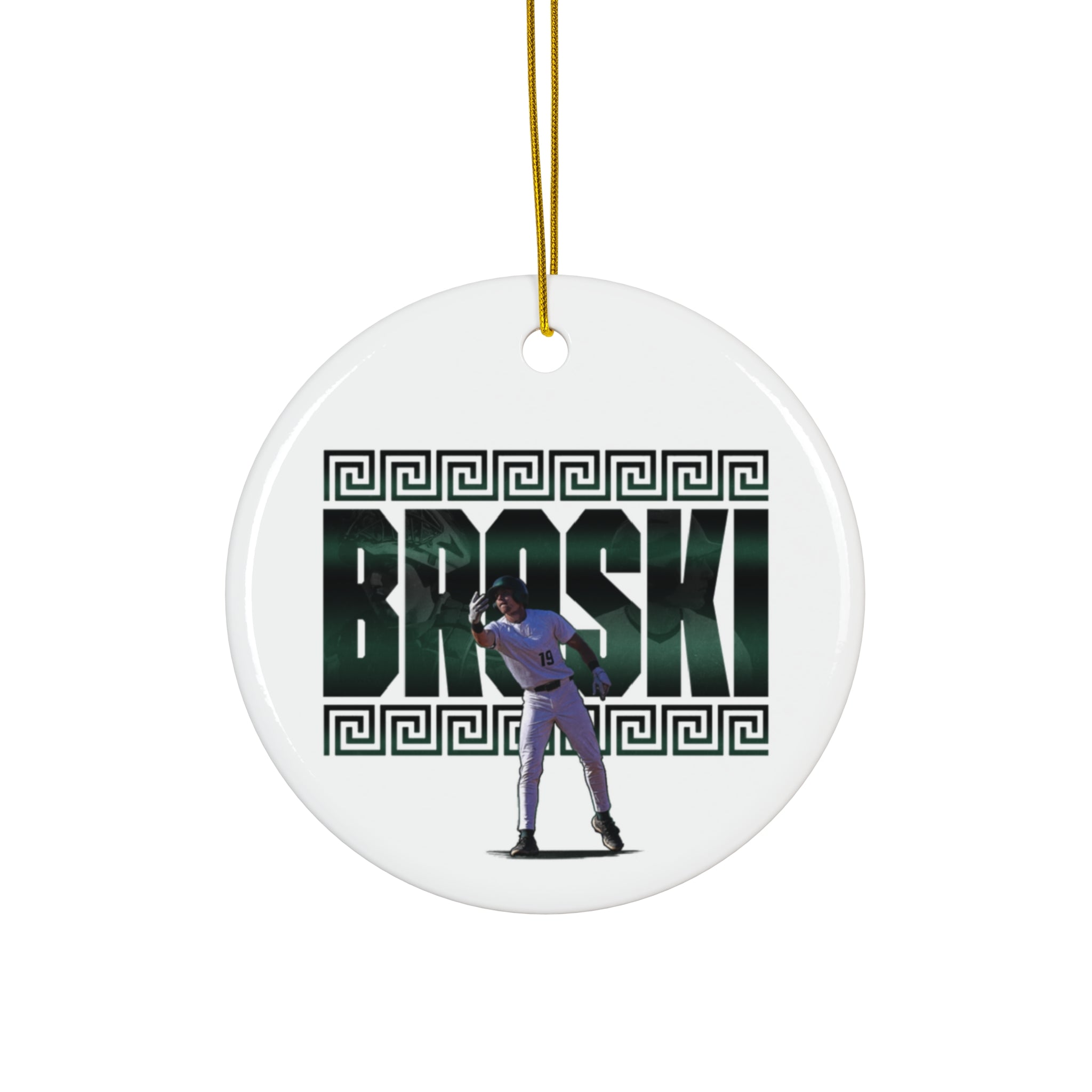 Adam Broski Ceramic Ornament