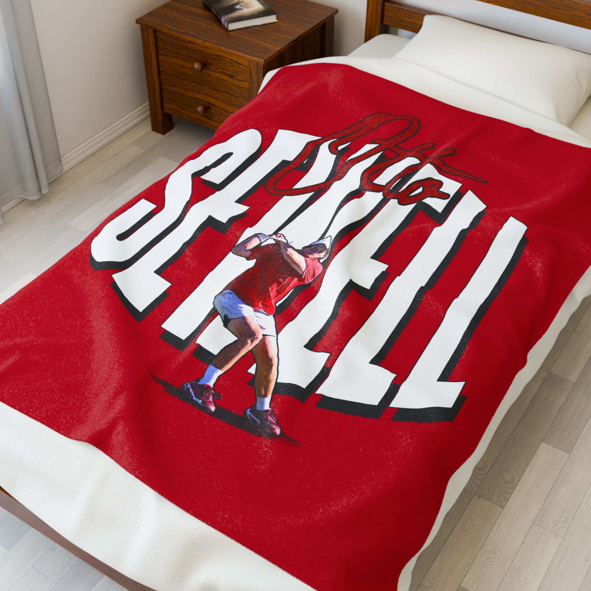 Otto Sewell Velveteen Plush Blanket