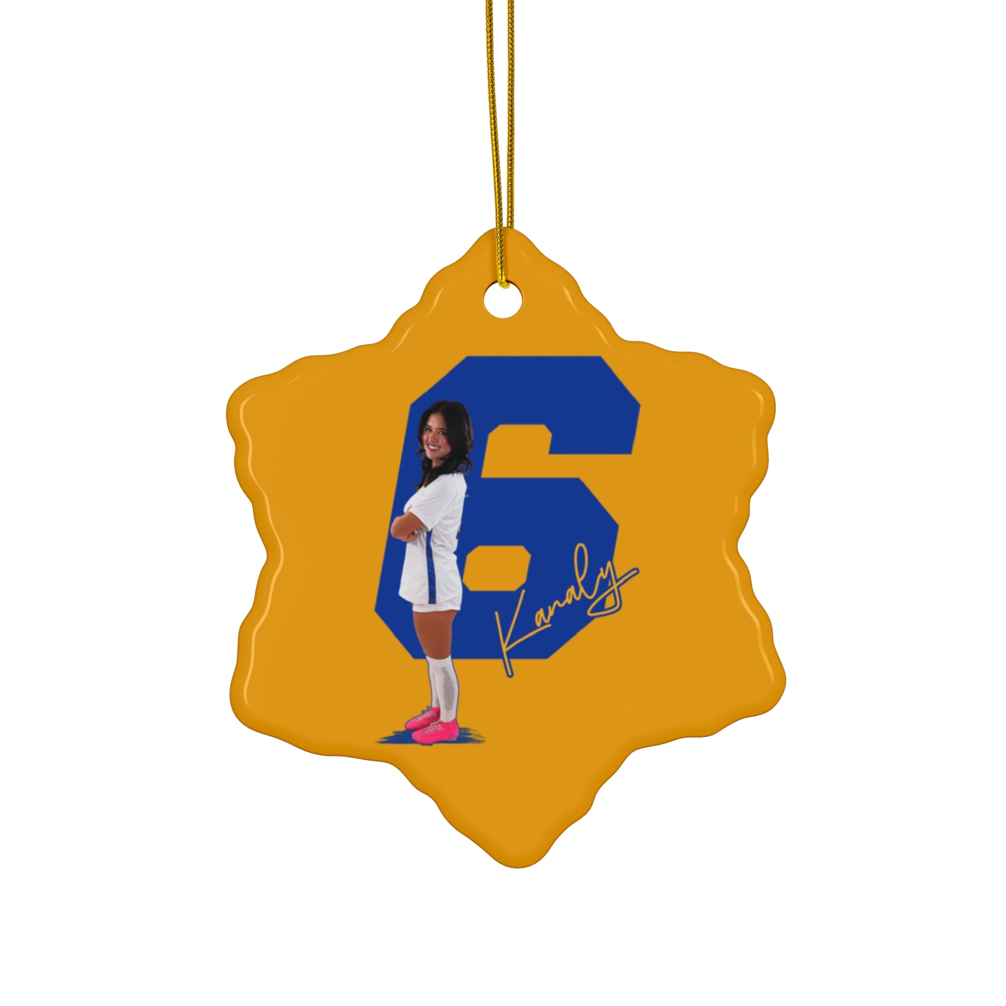 Kayla Kanaly Ceramic Ornament
