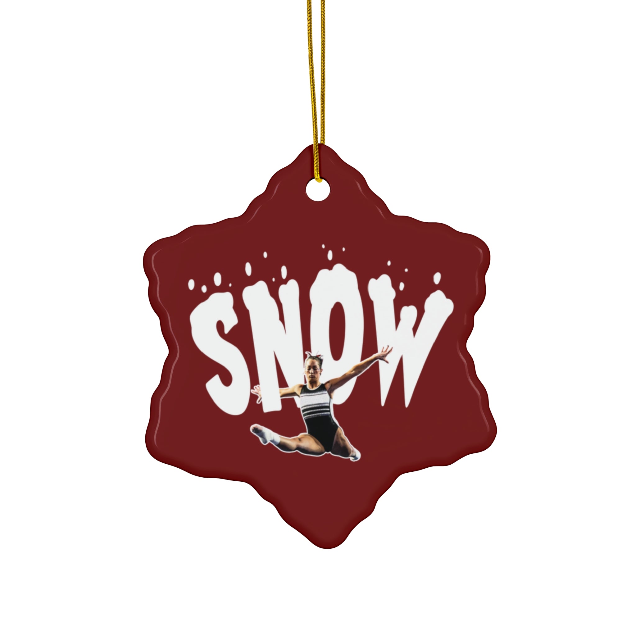Hurley Snow Ceramic Ornament