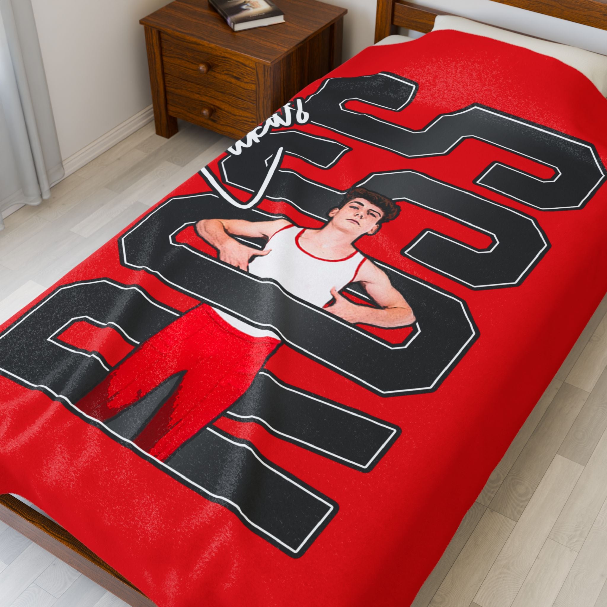 Lukas Ross Velveteen Plush Blanket