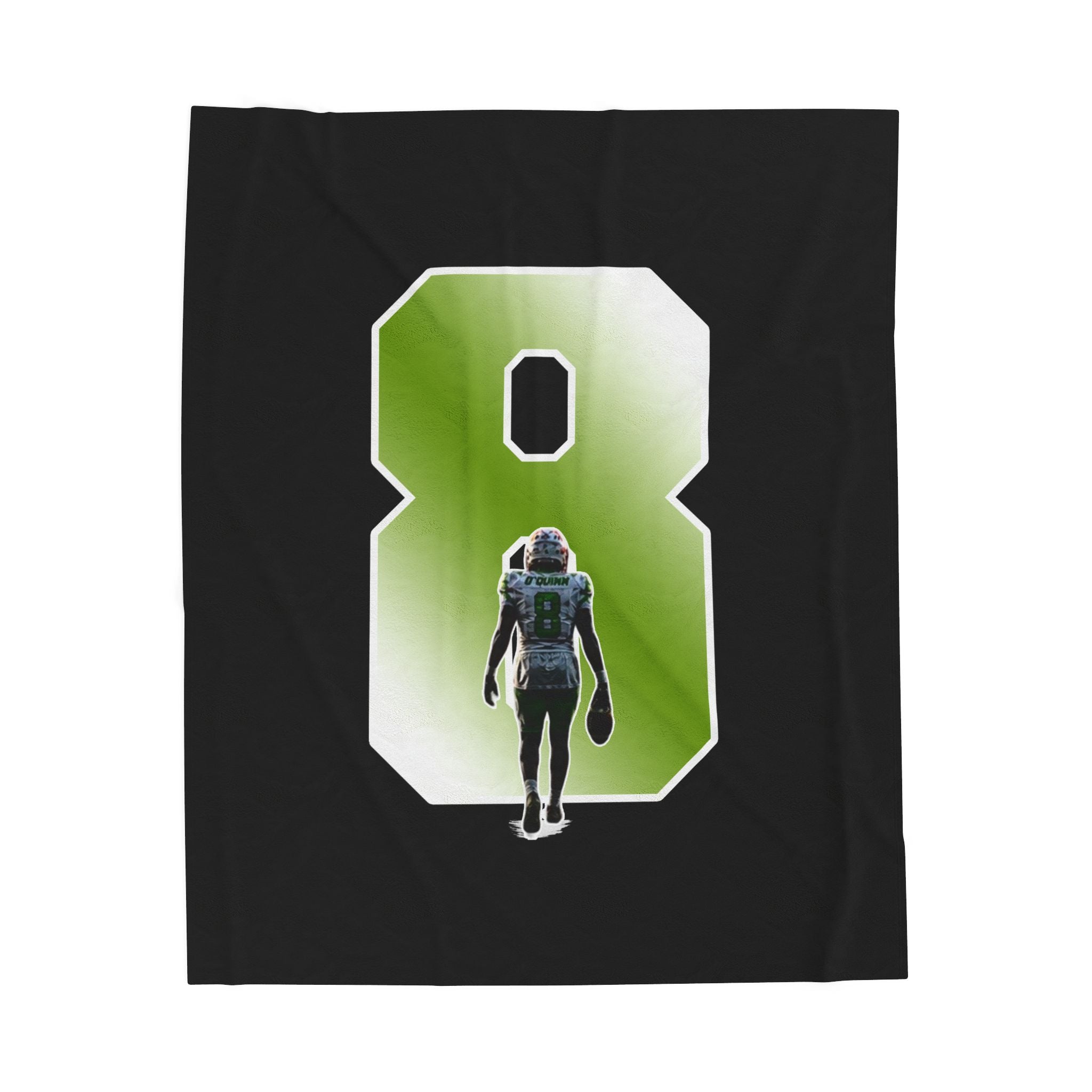 Clarence OQuinn Velveteen Plush Blanket