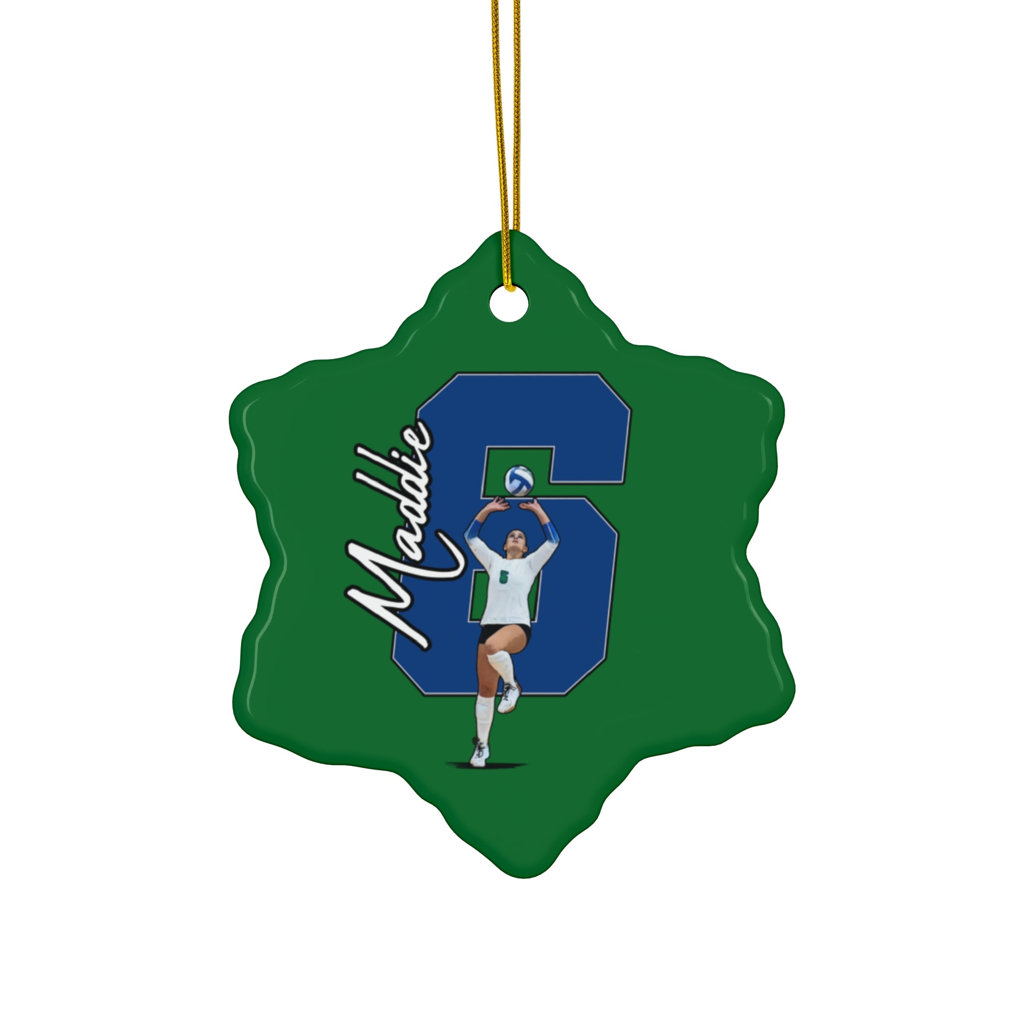 Maddie Mire Ceramic Ornament