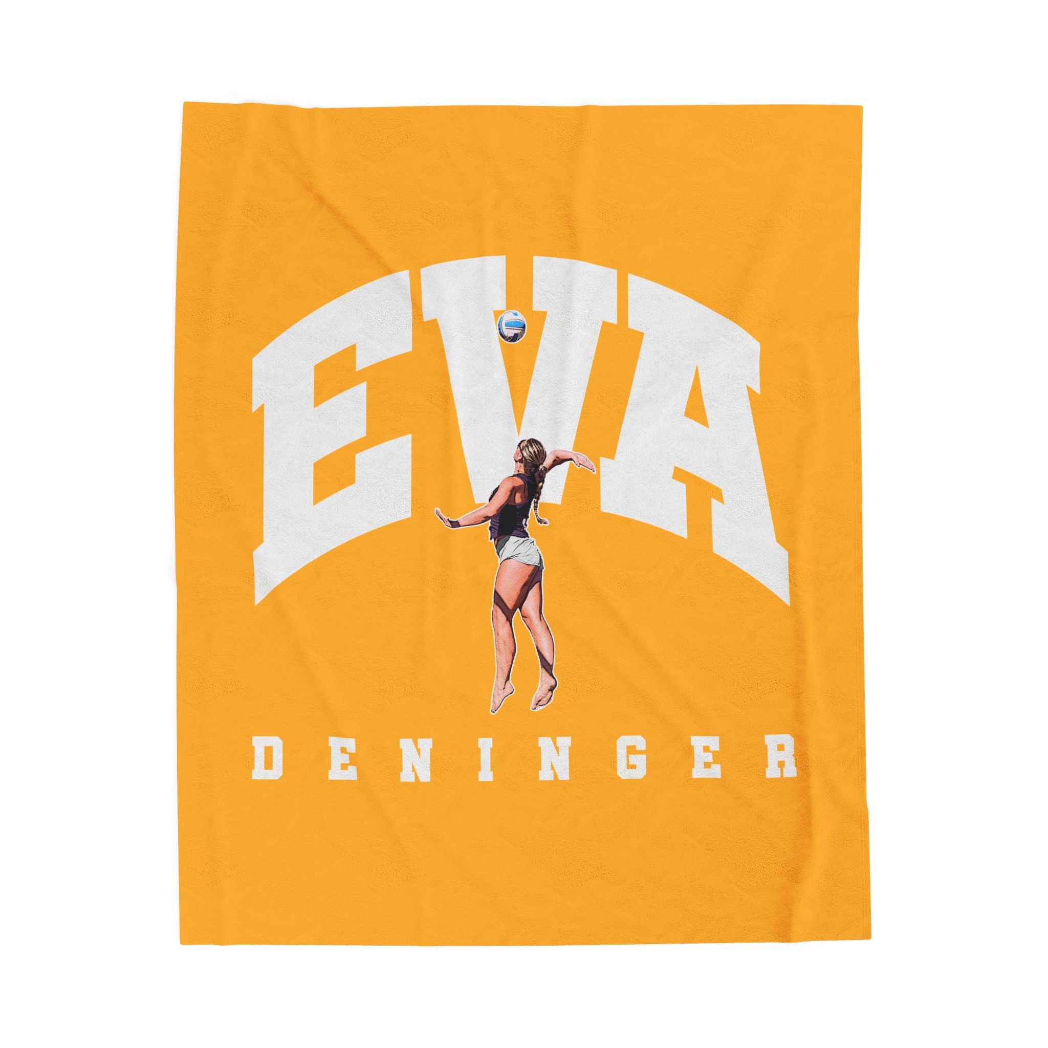 Eva Deninger Velveteen Plush Blanket