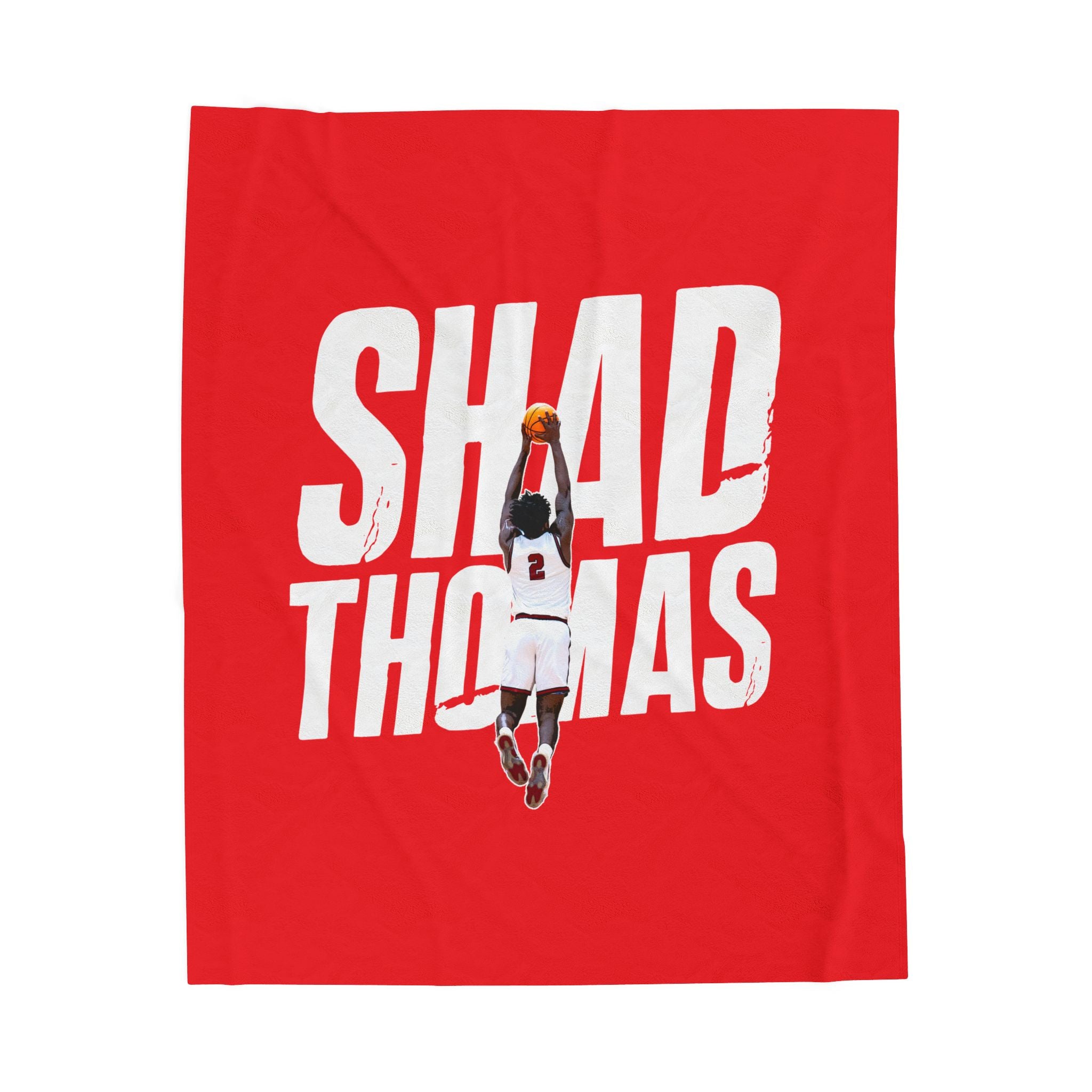 Shad Thomas Velveteen Plush Blanket