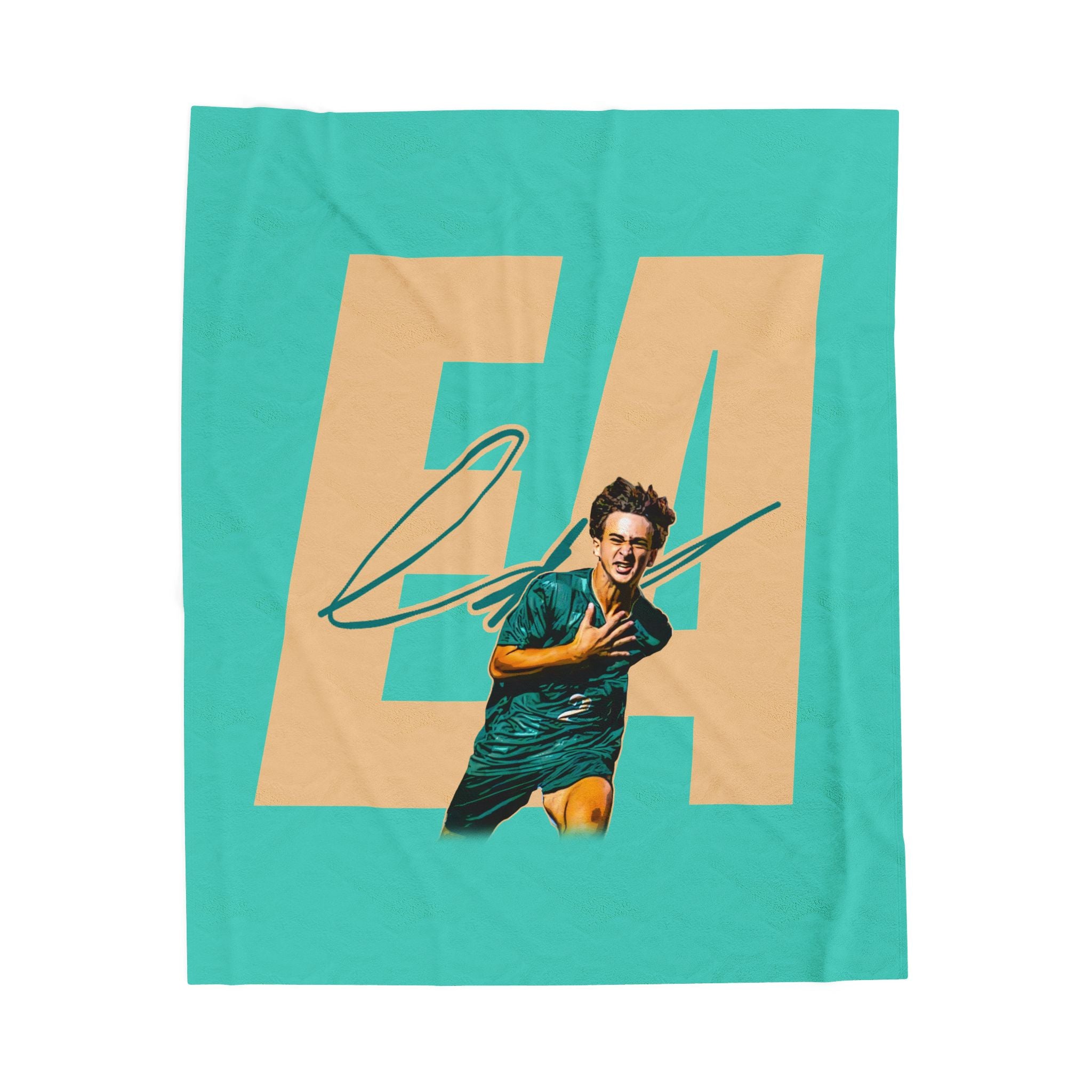 Ethan Arnold Velveteen Plush Blanket