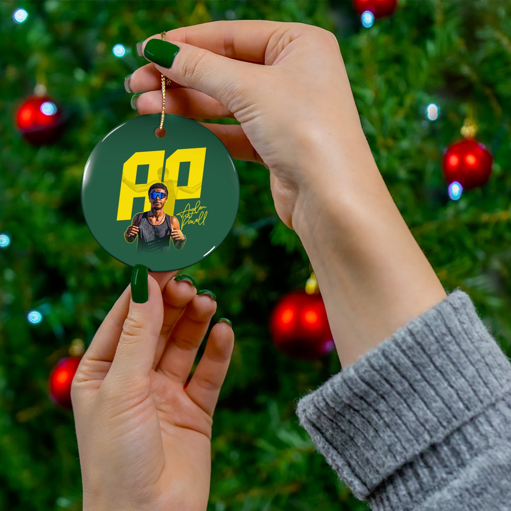 Ayden Powell Ceramic Ornament