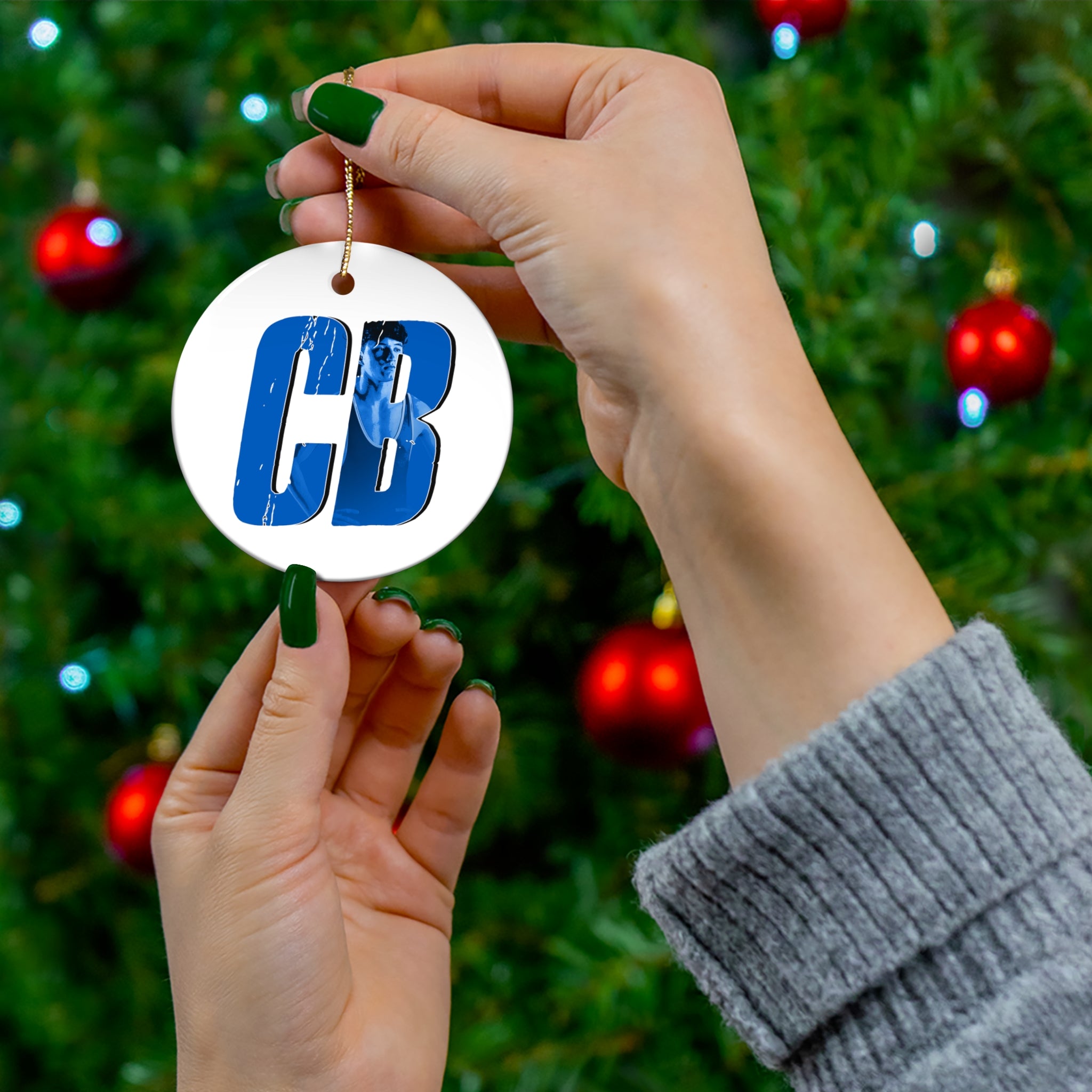 Caden Barrientos Ceramic Ornament