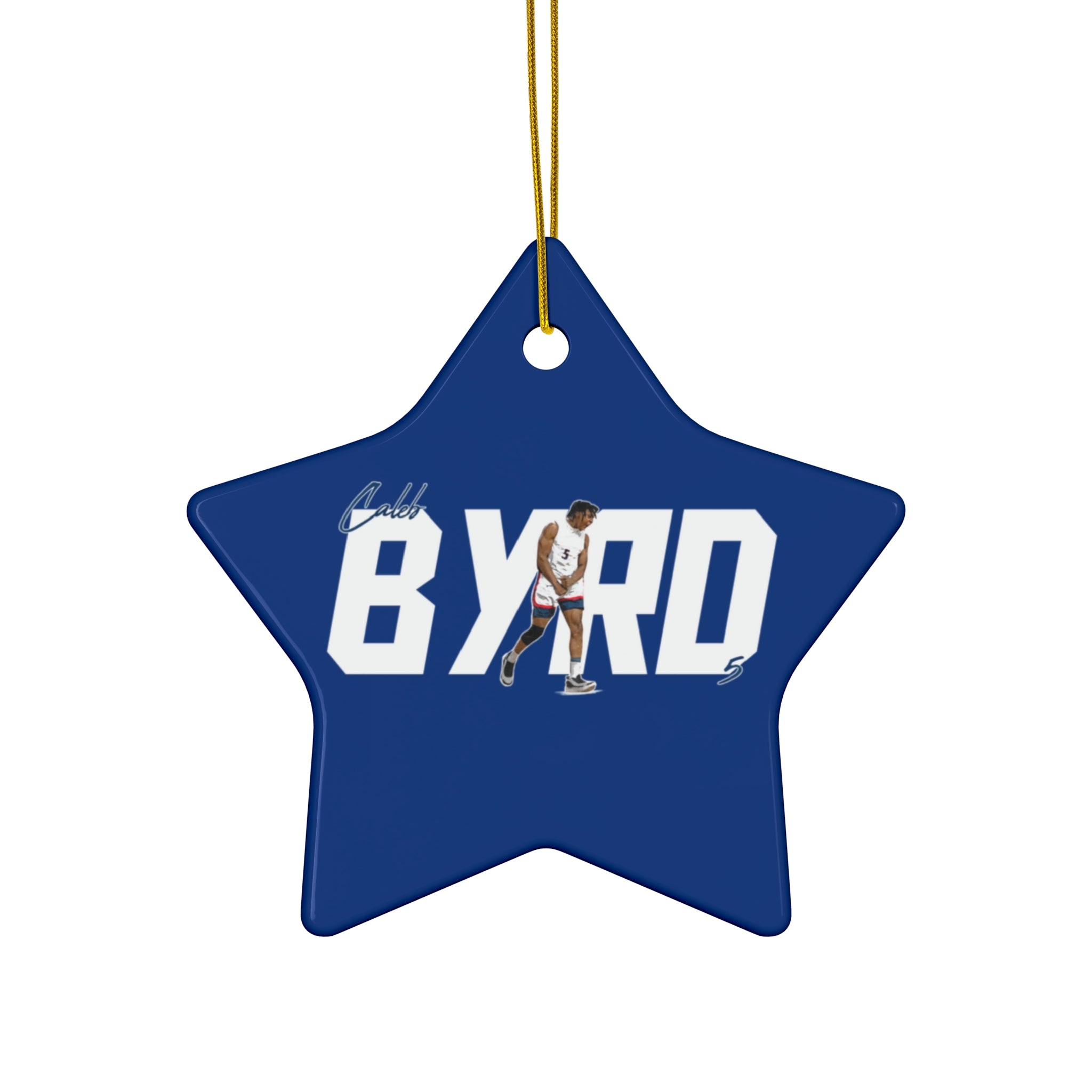 Caleb Byrd Ceramic Ornament