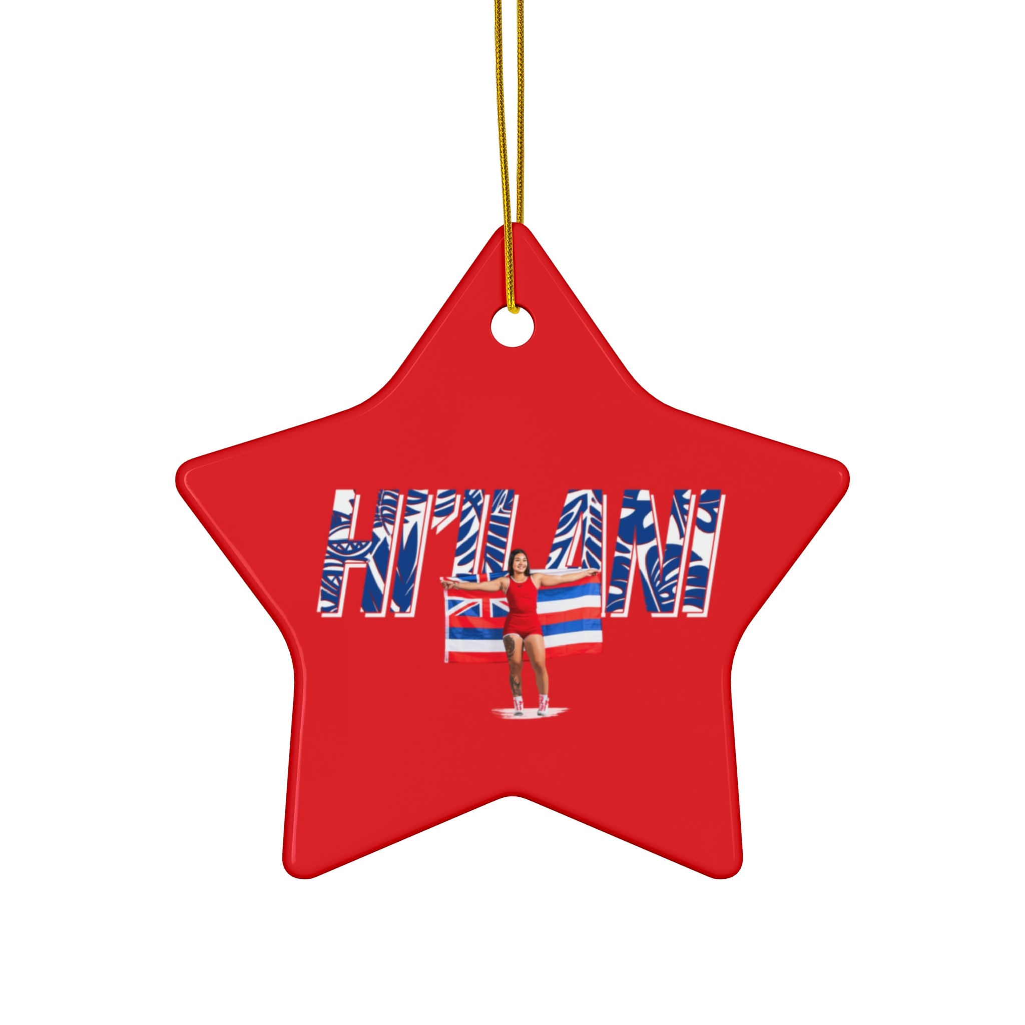 Hi'Ilani Malano-Dando Ceramic Ornament