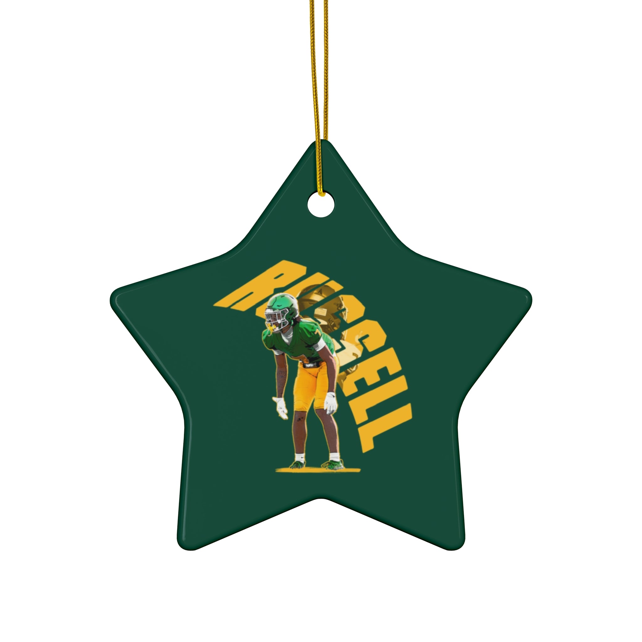 Deron Russell Ceramic Ornament