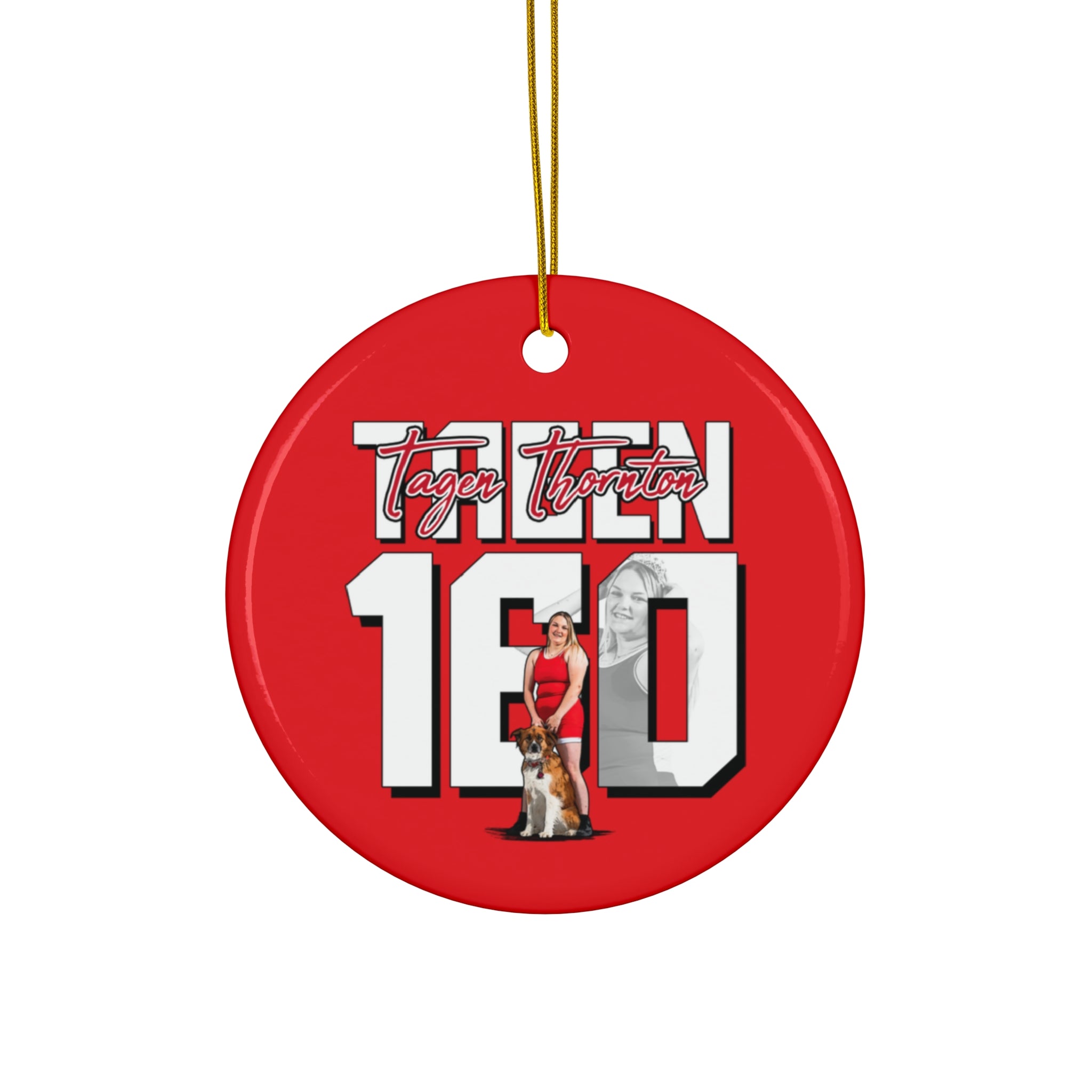 Tagen Thornton Ceramic Ornament