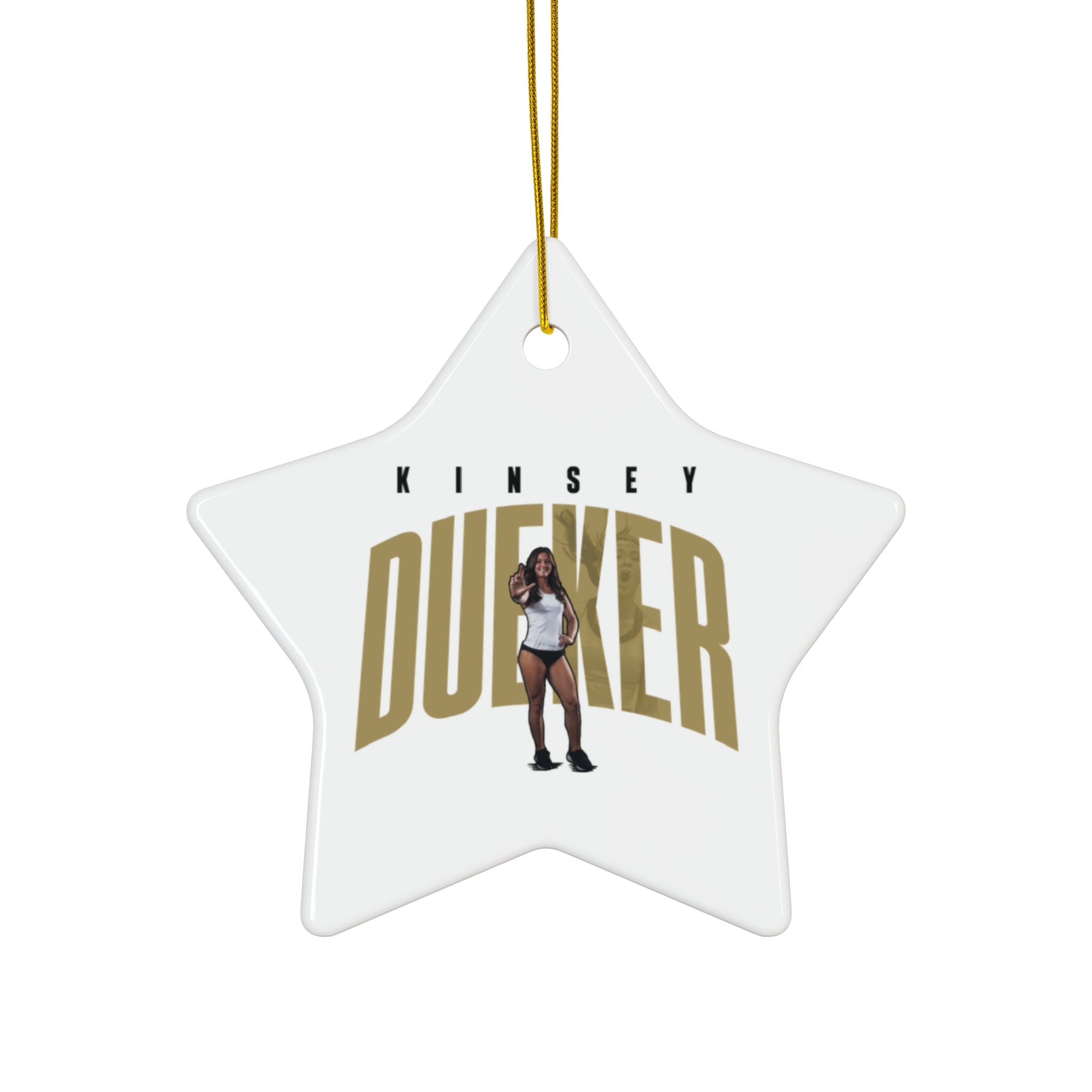 Kinsey Dueker Ceramic Ornament