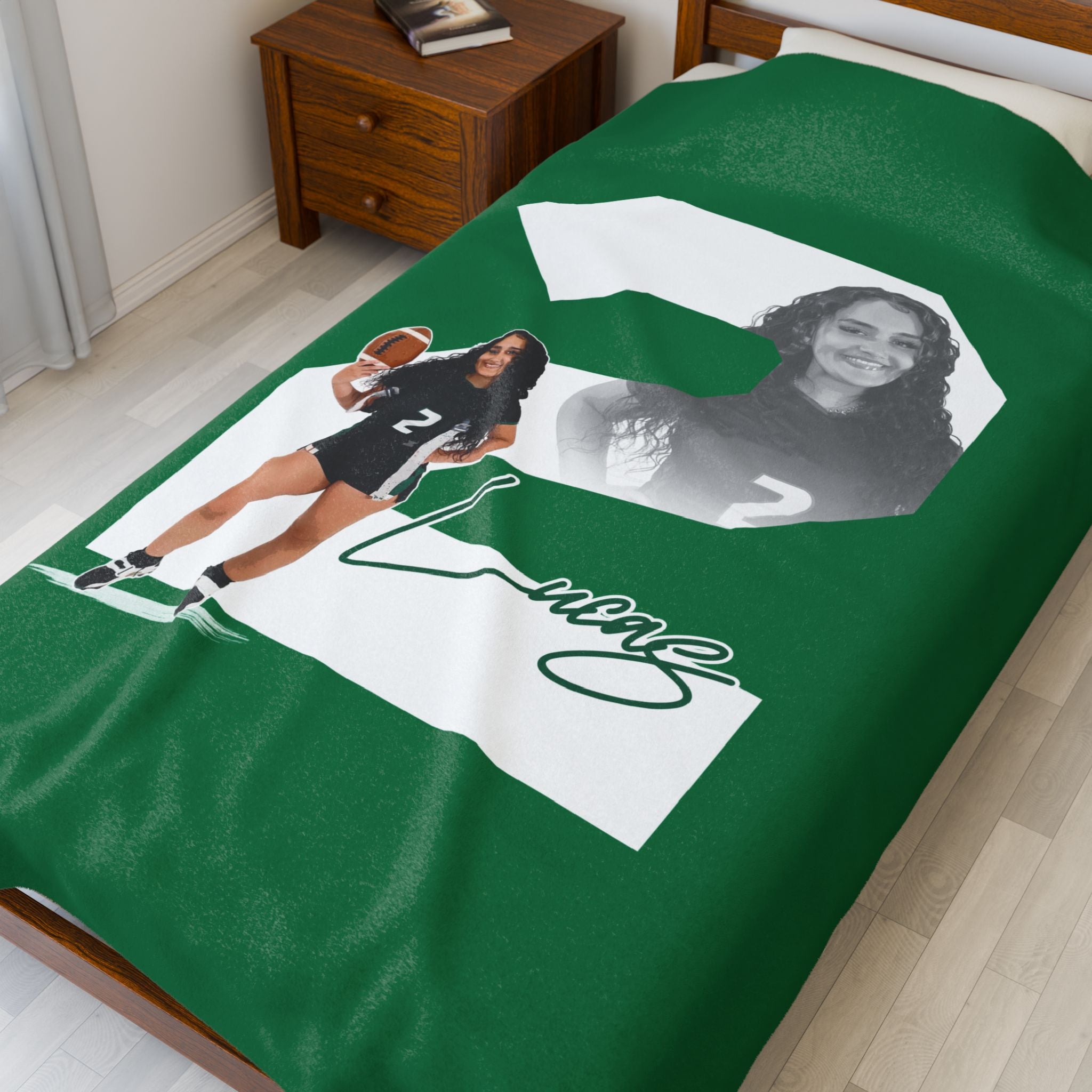 Jaylianie Lucas Velveteen Plush Blanket