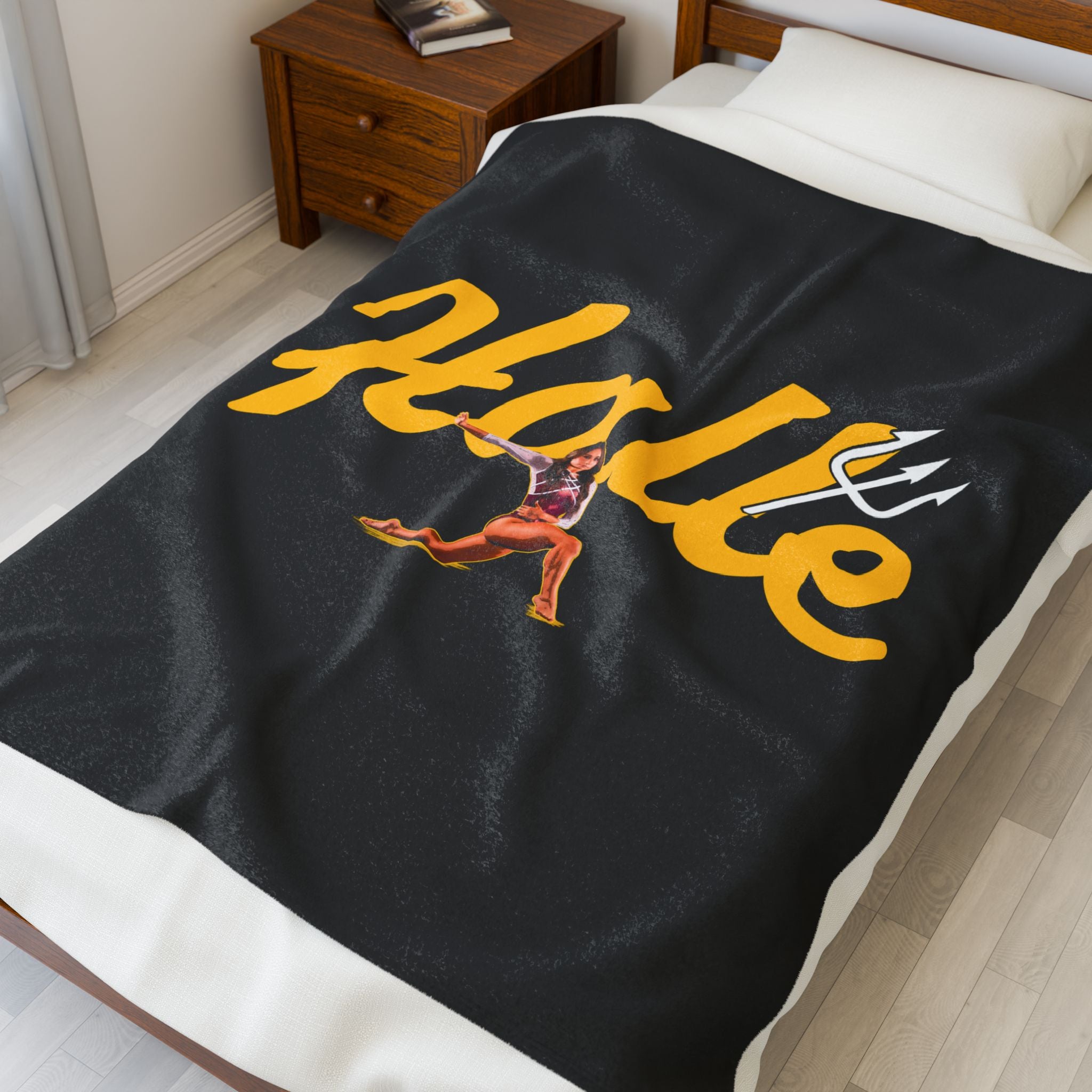 Halle Gregoire Velveteen Plush Blanket