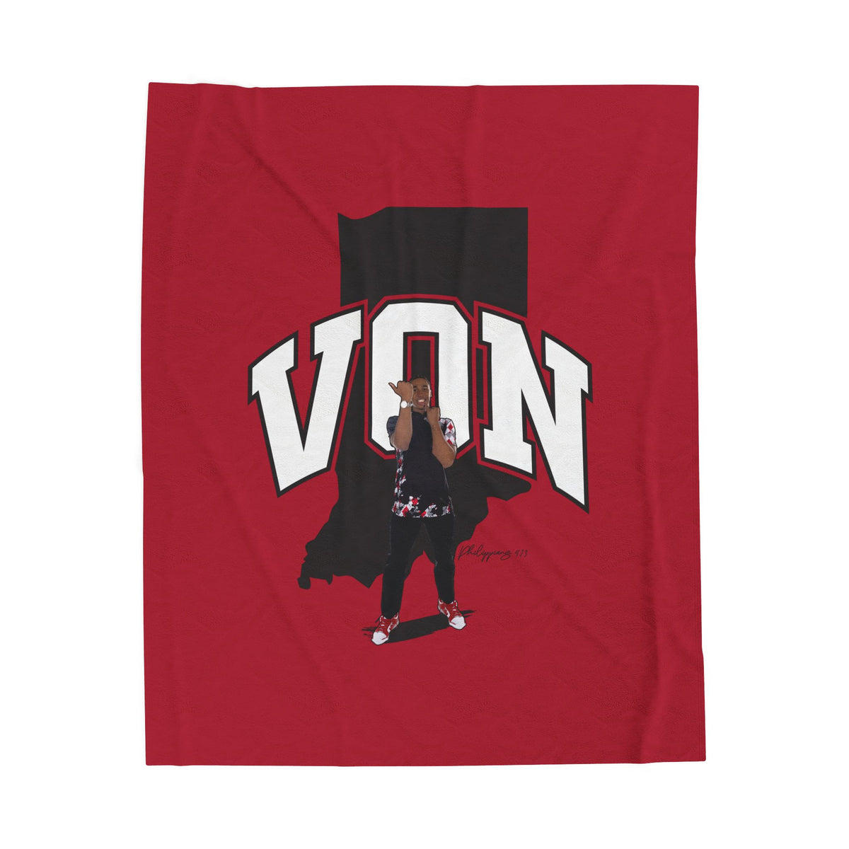 Le'Veon Greenwade Blanket