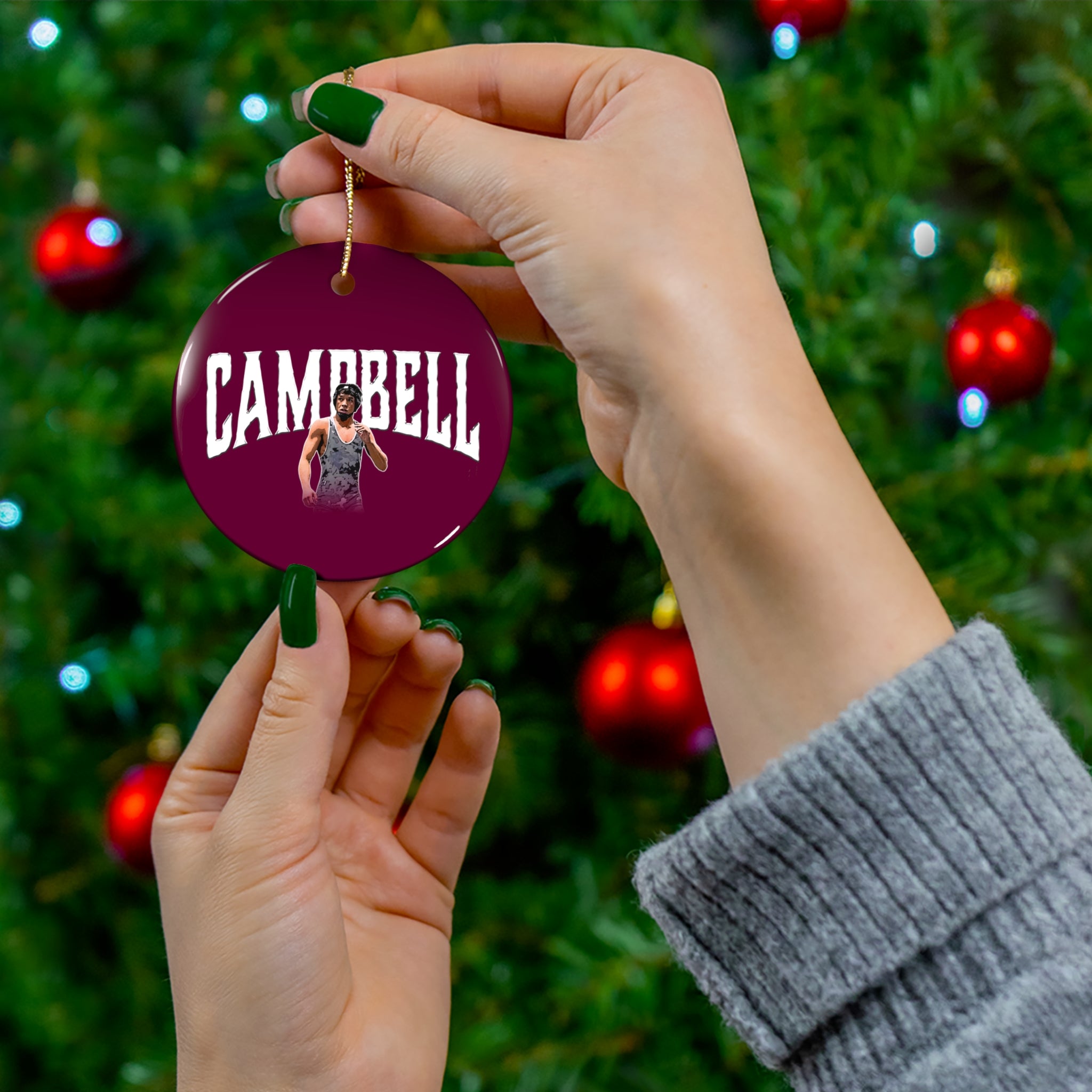 Dillon Campbell Ceramic Ornament