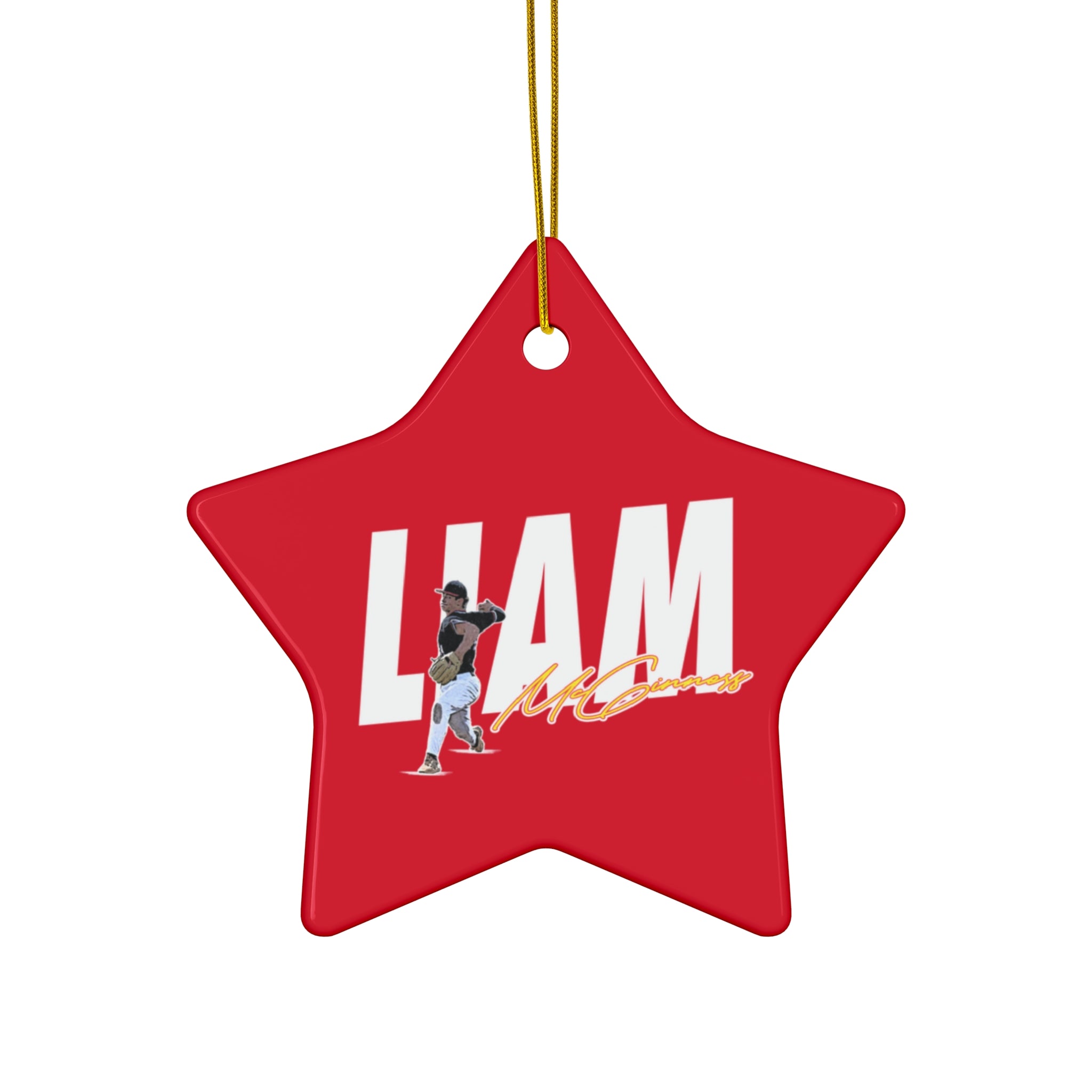 Liam McGinness Ceramic Ornament
